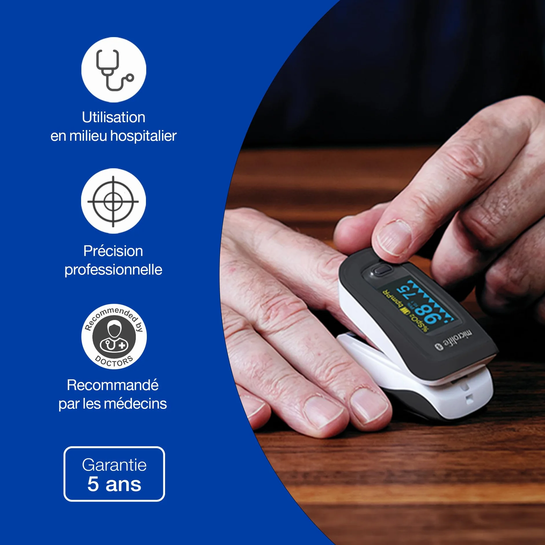 Microlife OXY500 BT saturatiemeter
