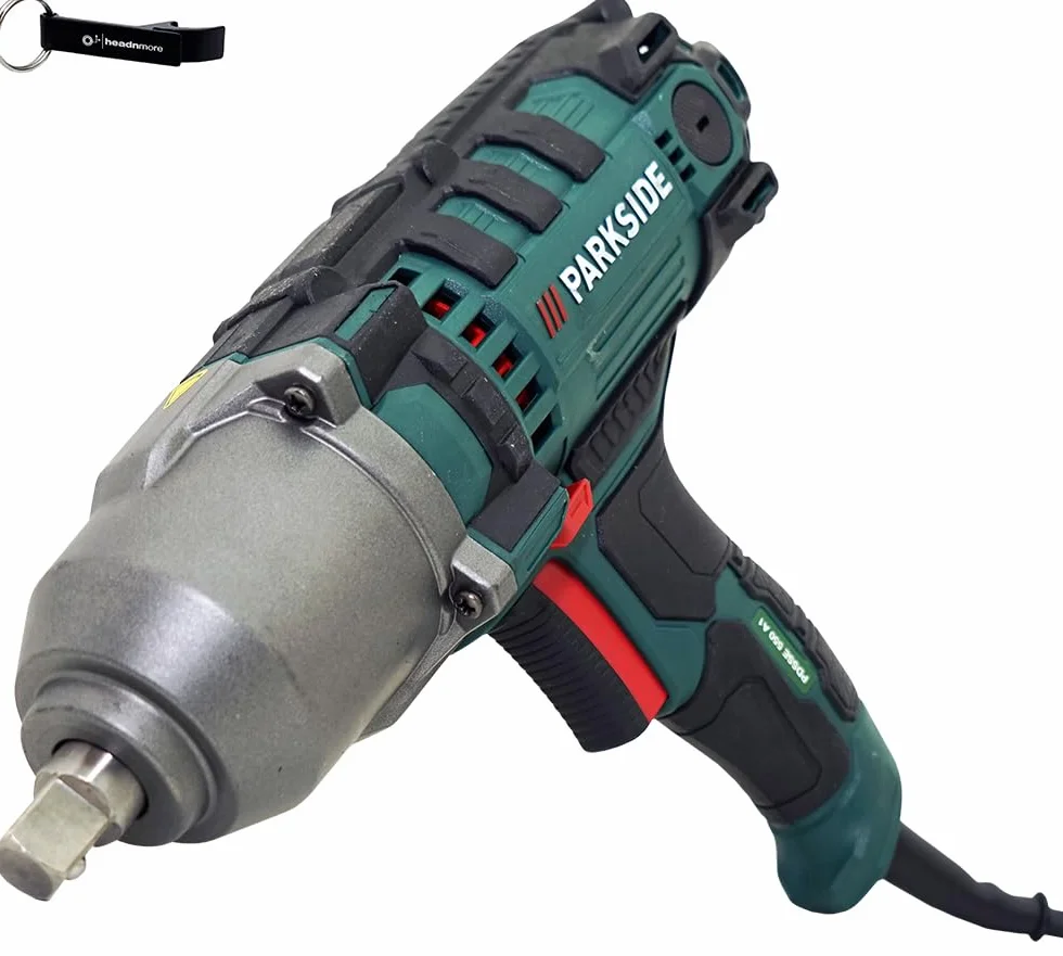 HEADNMORE Bundle – PARKSIDE 1/2" elektryczna wkrętarka udarowa PDSSE 550 breloczek do kluczy