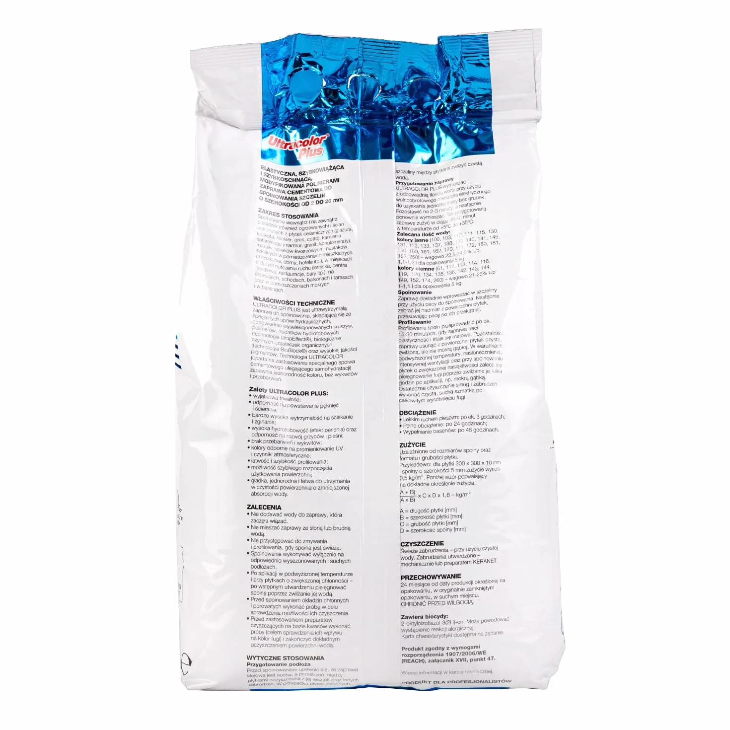 Fuga cementowa MAPEI ULTRACOLOR PLUS 5kg 113 szary