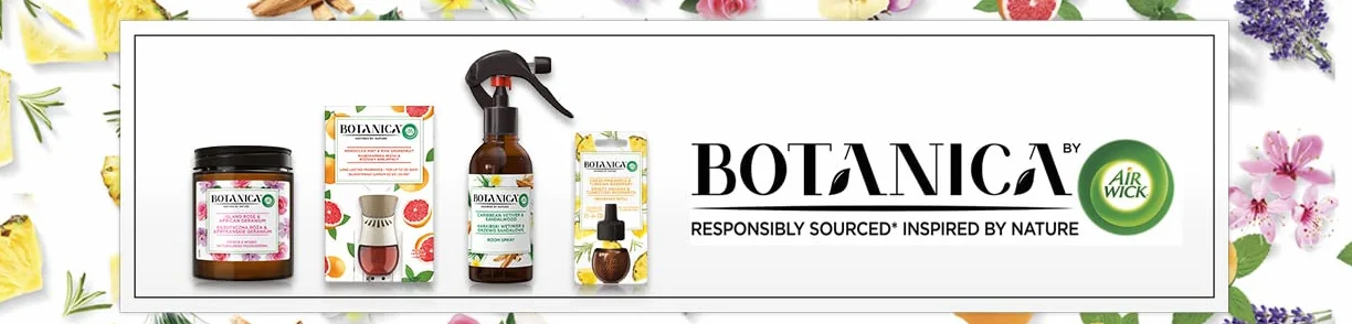 Botanica by Air Wick Karaibski Wetiwer & Drzewo Sandałowe/Caribbean Vetiver & Sandalwood 19ml Komplet