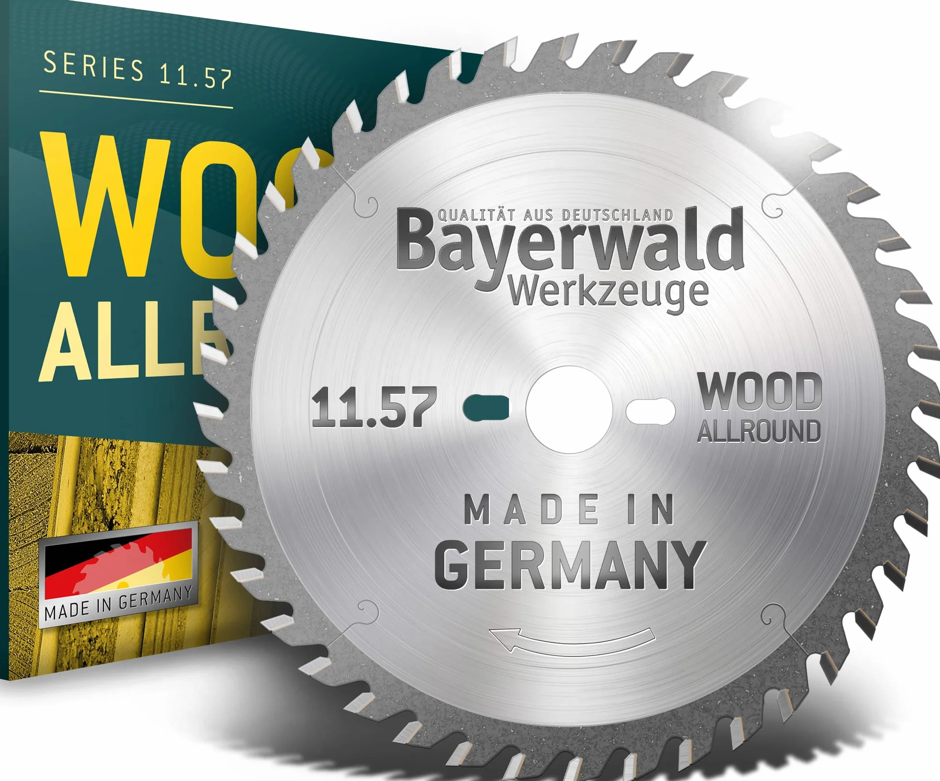 Bayerwald – brzeszczot do piły tarczowej HM – Ø 160 mm x 2,2 mm x 30 mm | zęby wymienne (54 zęby) | mała szerokość cięcia, idealna do pilarek tarczowych akumulatorowych