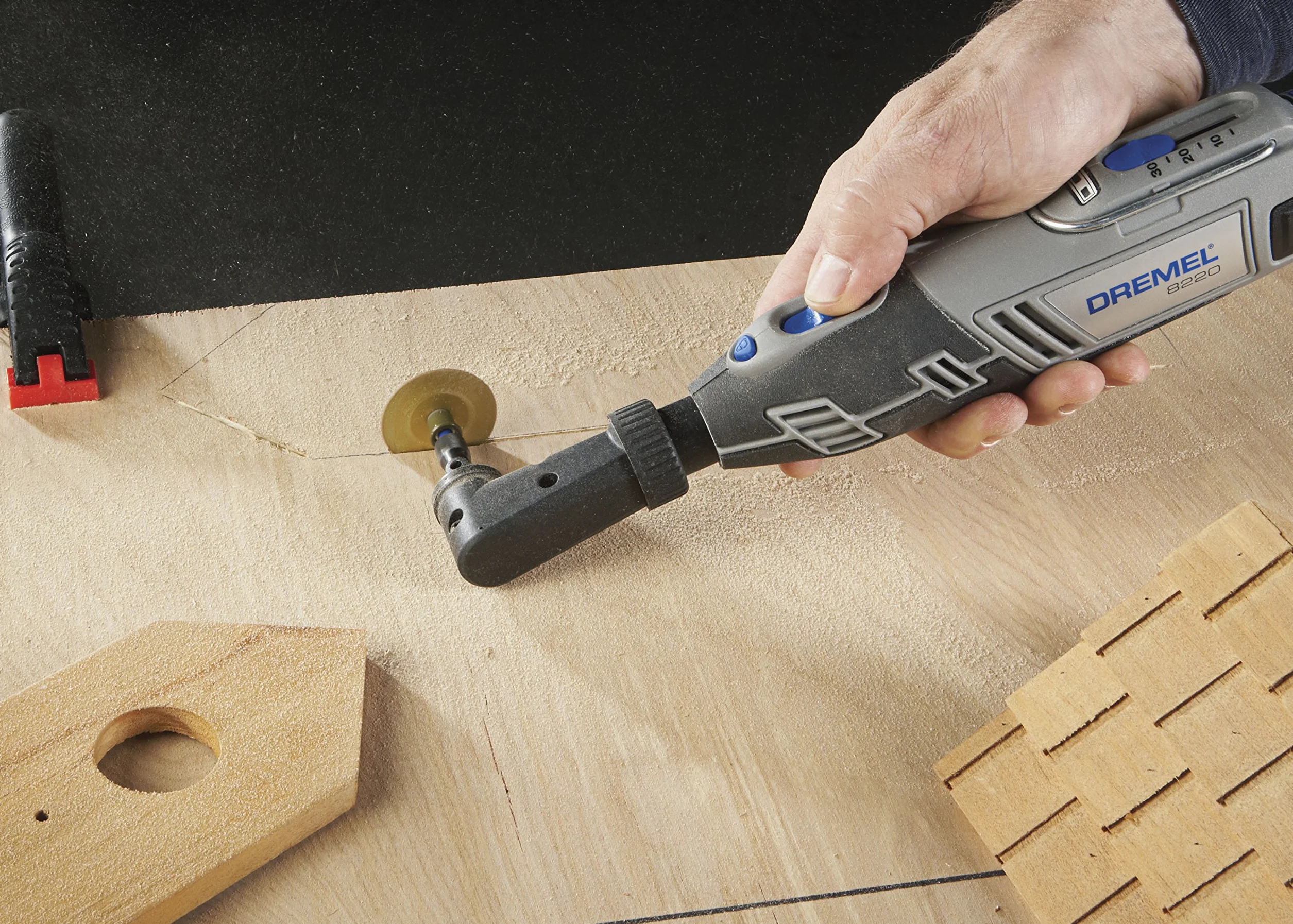 Dremel 575 nasadka kątowa do narzędzia obrotowego – mocowanie do wiertarki kątowej, czarne