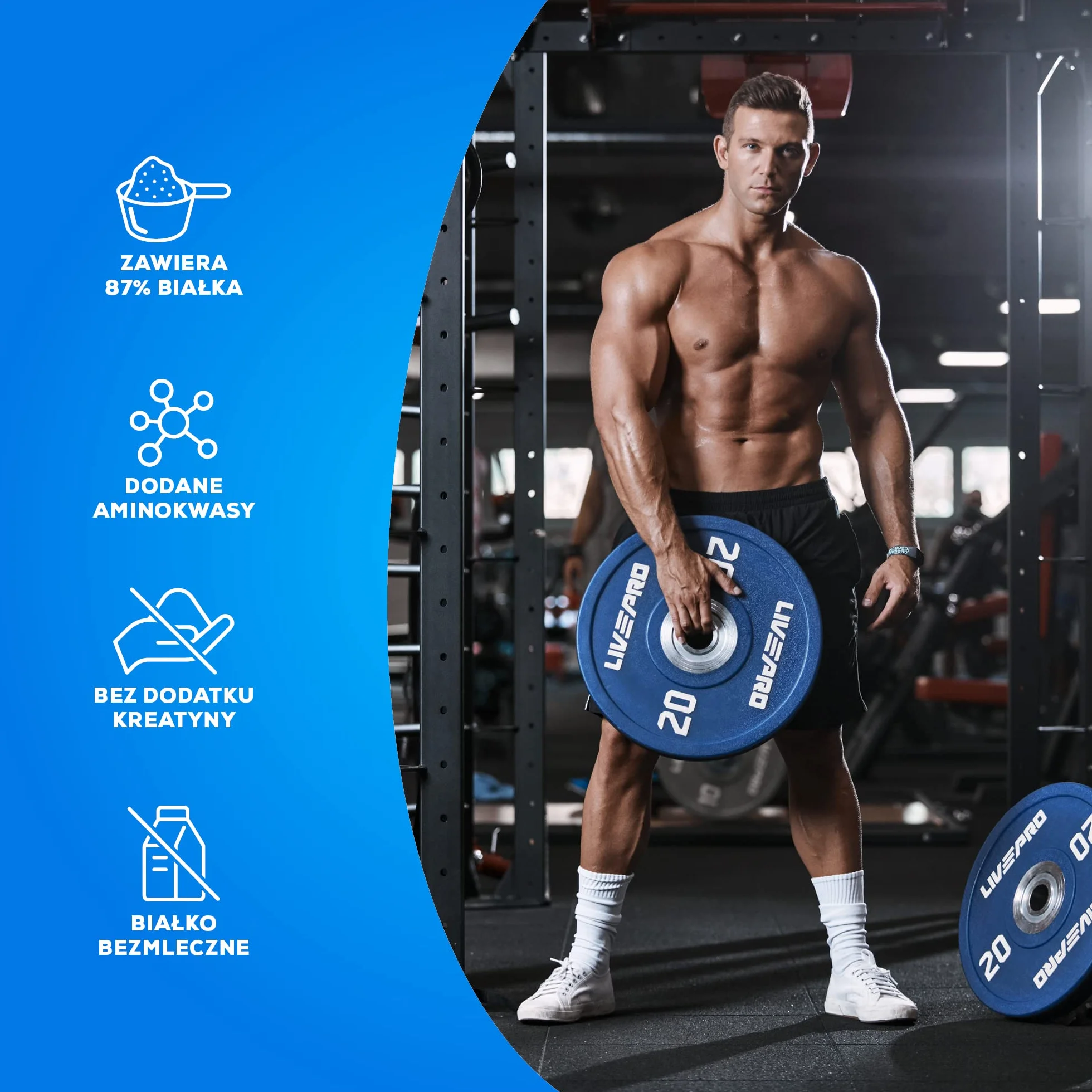 BioTechUSA Beef Protein 87% Hydrolysed Protein Peptide Formula 500 g Truskawkowy