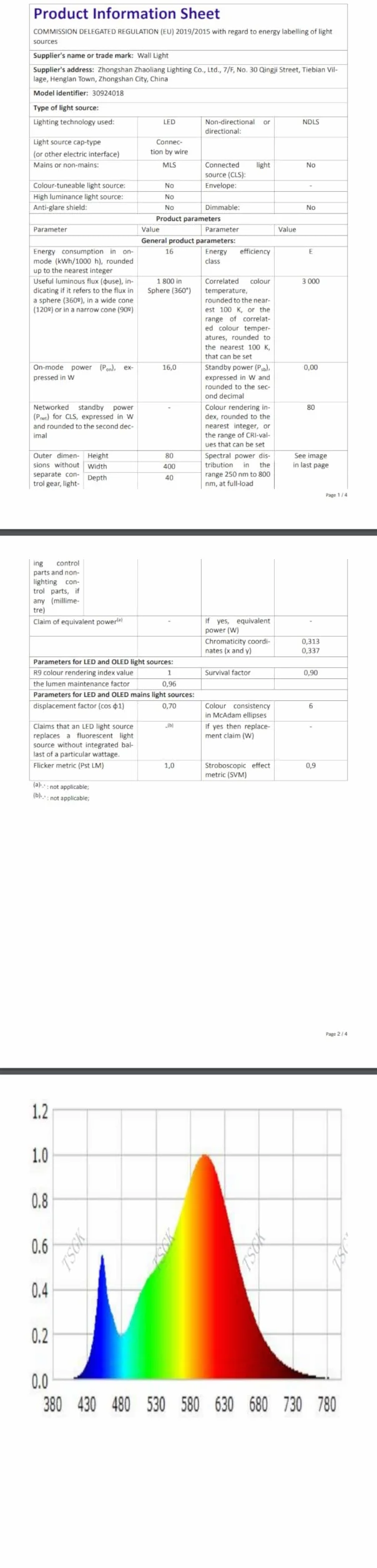 Comely Wewnętrzny Kinkiet LED, Złota Nowoczesna Lampa Ścienna, 16W Oprawa Ścienna Do Sypialni, Salonu, Hotelu, Schodów, Ciepła Biel 3000K