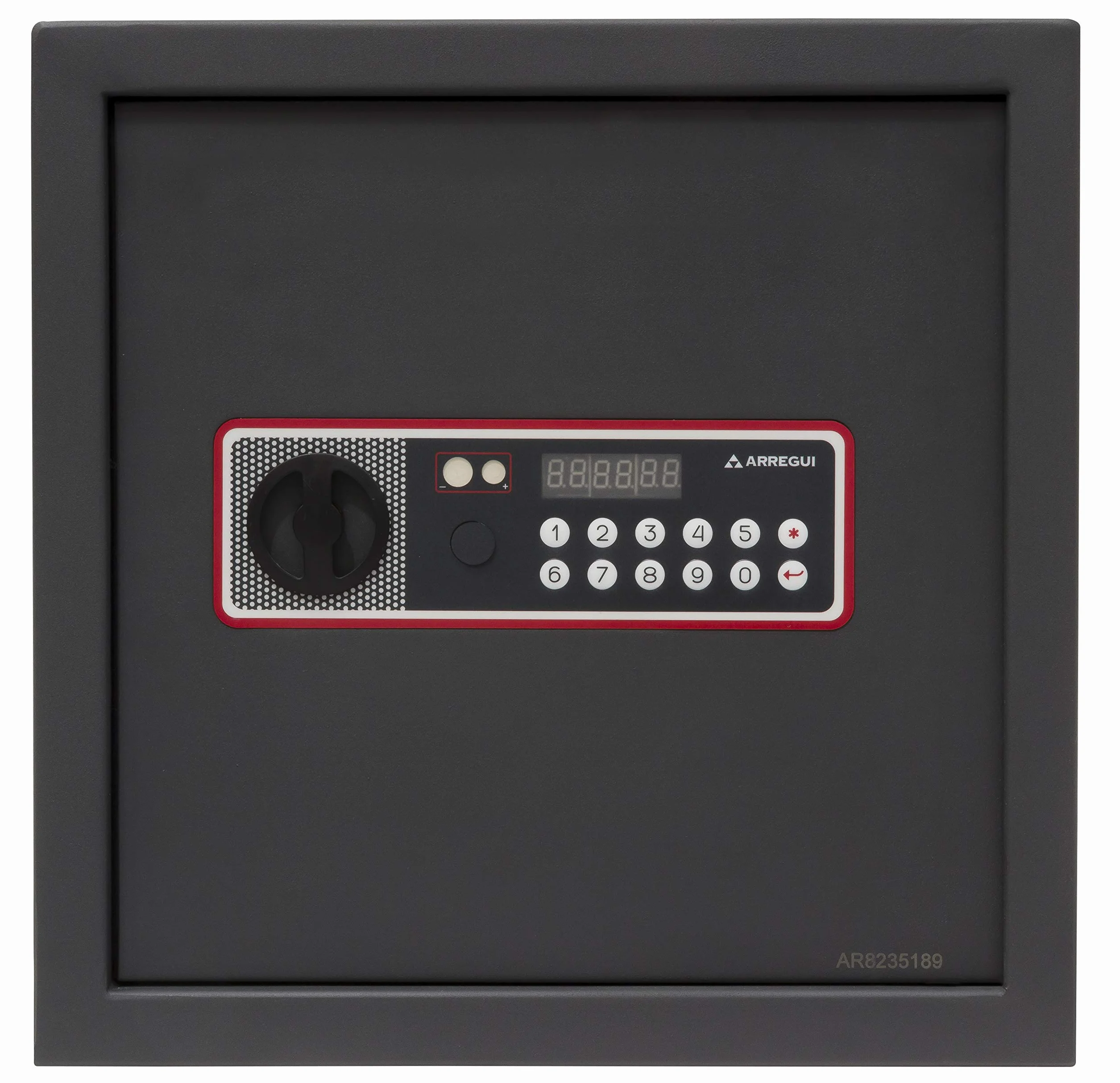 ARREGUI Cover 172160 sejf elektroniczny zamek szyfrowy do kamuflażu na podwójnym dnie szafy, sejf elektroniczny, sejf meblowy, 35 x 35 x 15 cm, 11 l