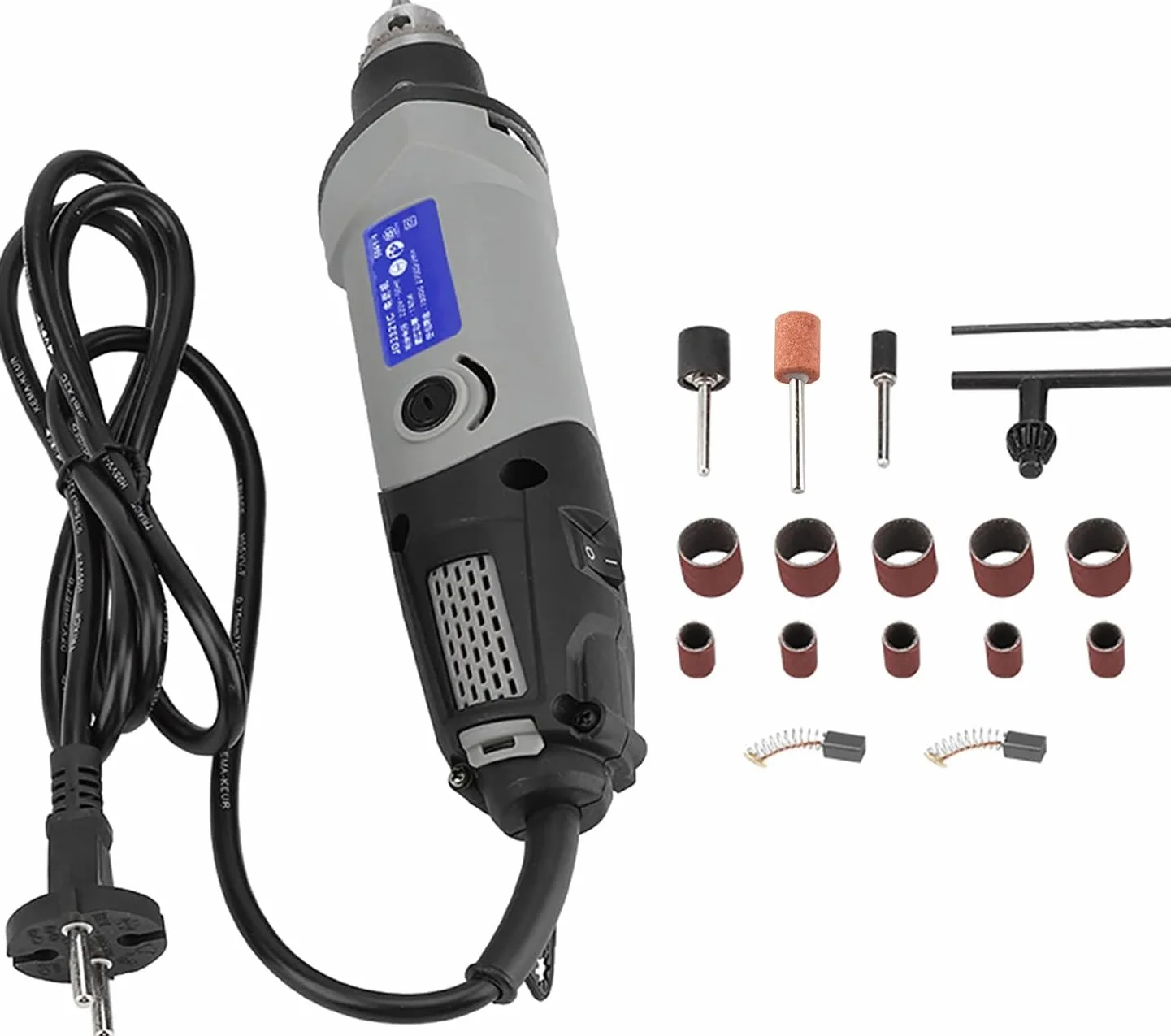 Elektryczne narzędzie obrotowe 400W Wielofunkcyjny Mini Szlifierka elektryczna zmienna regulacja prędkości do szlifowania polerowania Grawer Szlifierka UE 220V