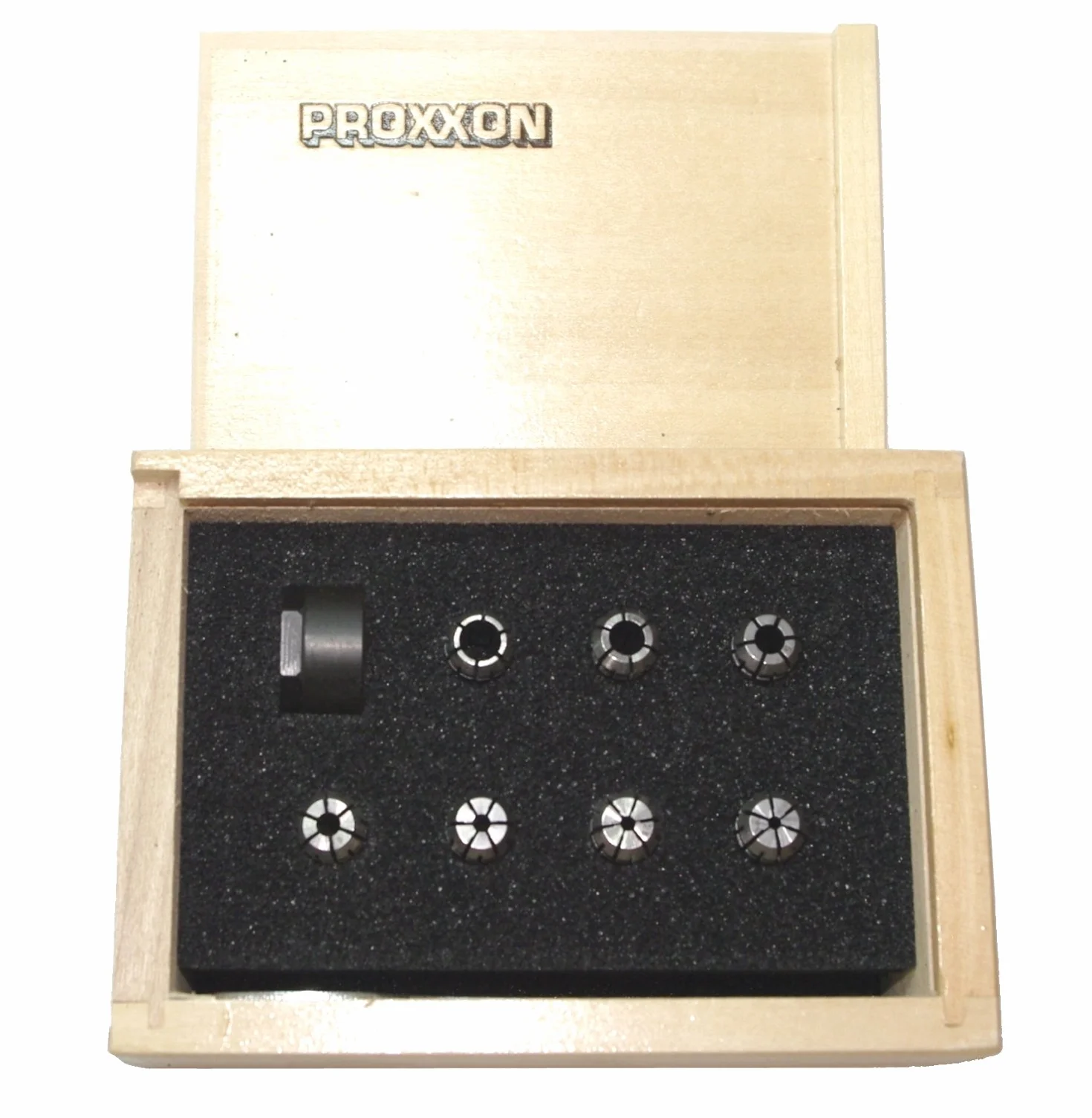 PROXXON 24154 zestaw wielozakresowych tulei zaciskowych typ ER 11 do tokarki PROXXON FD150/e