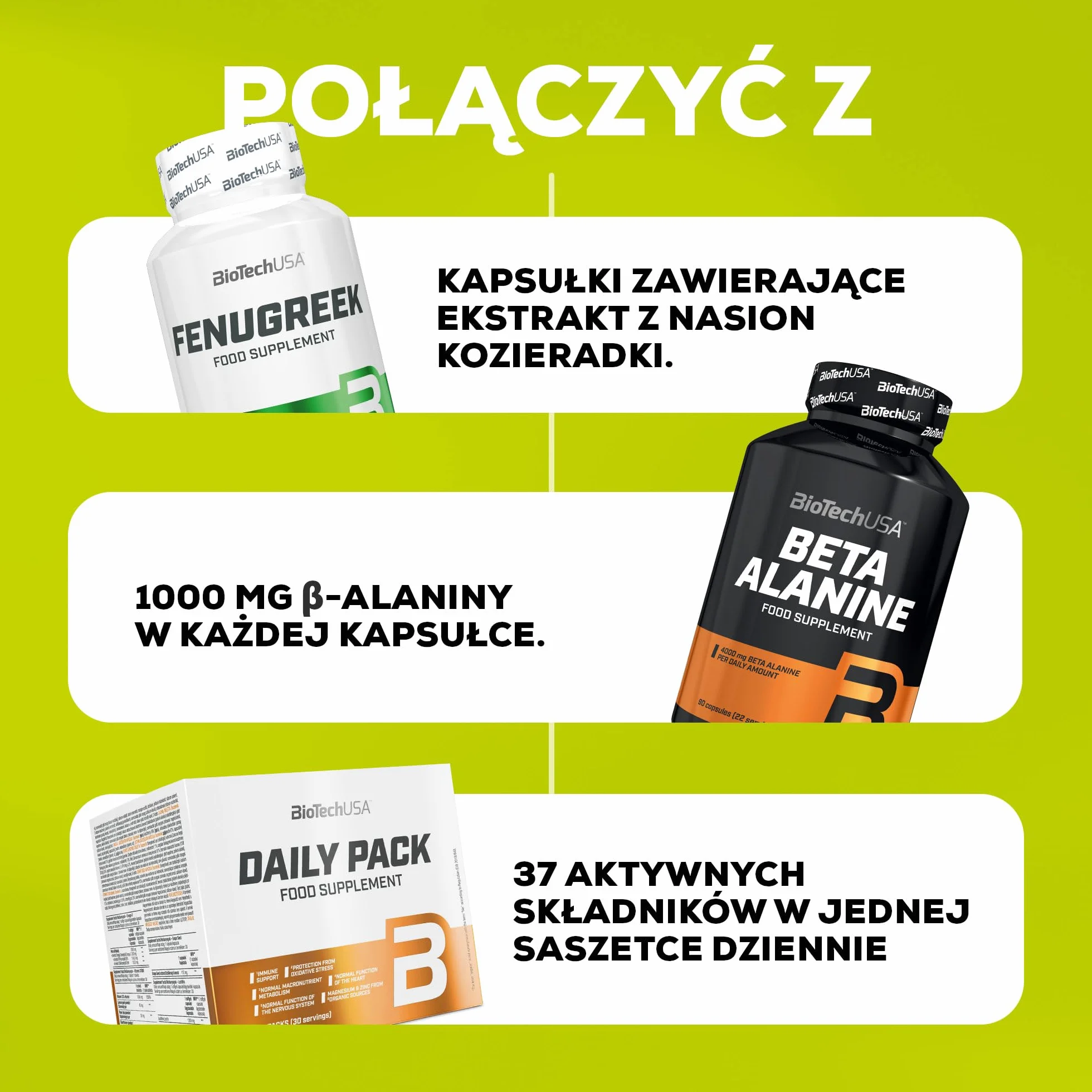 BioTechUSA Mega Creatine Creapure® Monohydrat kreatyny 120 kapsułek wysokiej absorpcji bez laktozy i glutenu 60-dniowa dawka