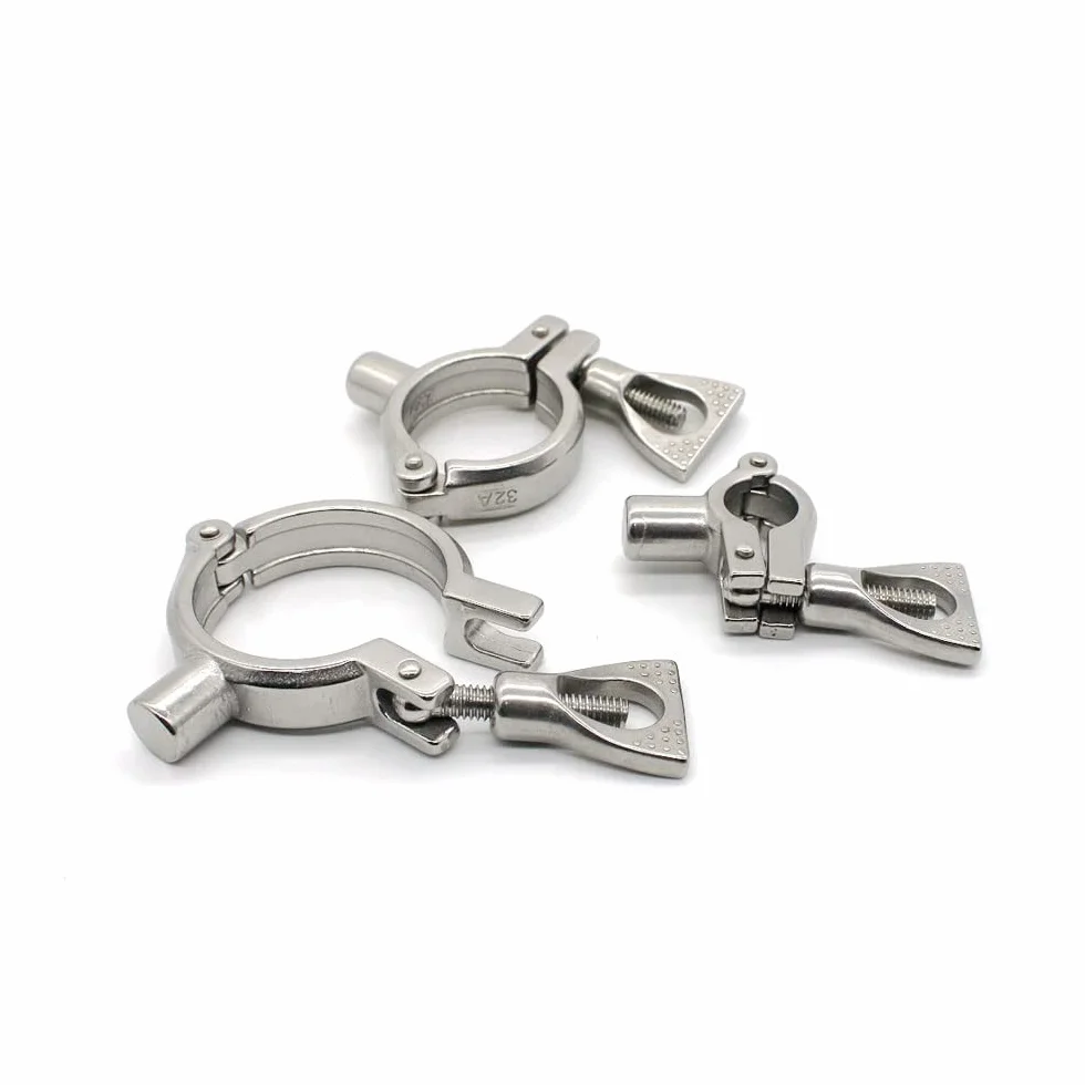 Pasuje do 12,7 19 22 25 27 32 38 42 45 48 51-152 mm OD 304 uchwyt zaciskowy do rur ze stali nierdzewnej (12 mm 0,5 cala) łącznik rurowy