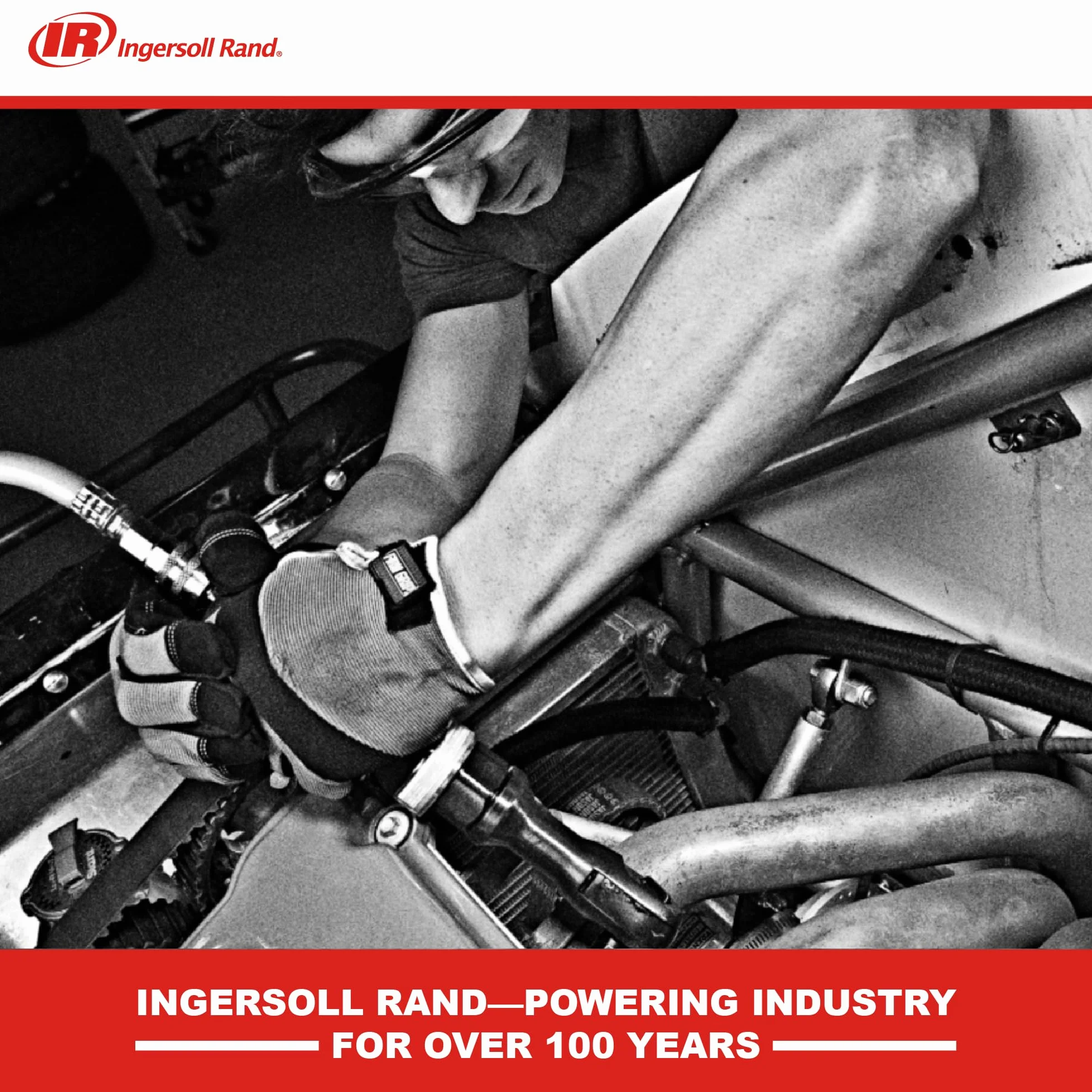 Ingersoll Rand 125-A Młotek Igłowy Pneumatyczny Czarny Trwały Narzędzie do Obróbki Powierzchni 4800 Uderzeń/min 465mm