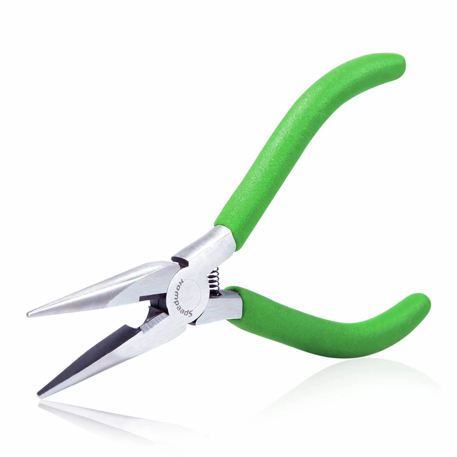 SPEEDWOX Mini szczypce do biżuterii z gładkimi płaskimi szczękami, 14 cm, precyzyjne narzędzie do tworzenia biżuterii, profesjonalny klips do koralików