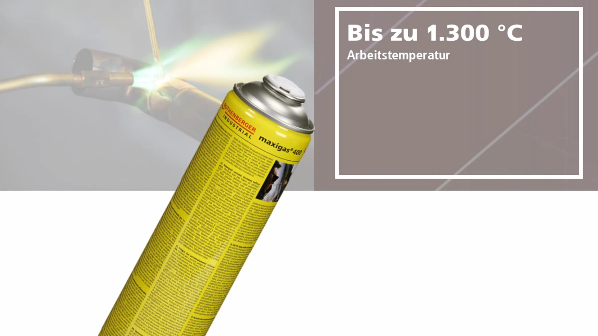 ROTHENBERGER Maxigas 400 Wkład Gazowy Paliwowy 600Ml 35570