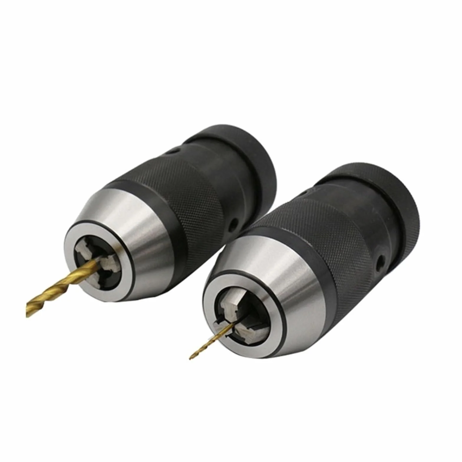 Uchwyt wiertarski Keyless samozaciskowy B12 B16 B18 B22 JT6 tokarka stożek Morse'a elektryczny trzpień tulejowy przewijania wiertarka CNC (Color : B10(0.5-6MM))