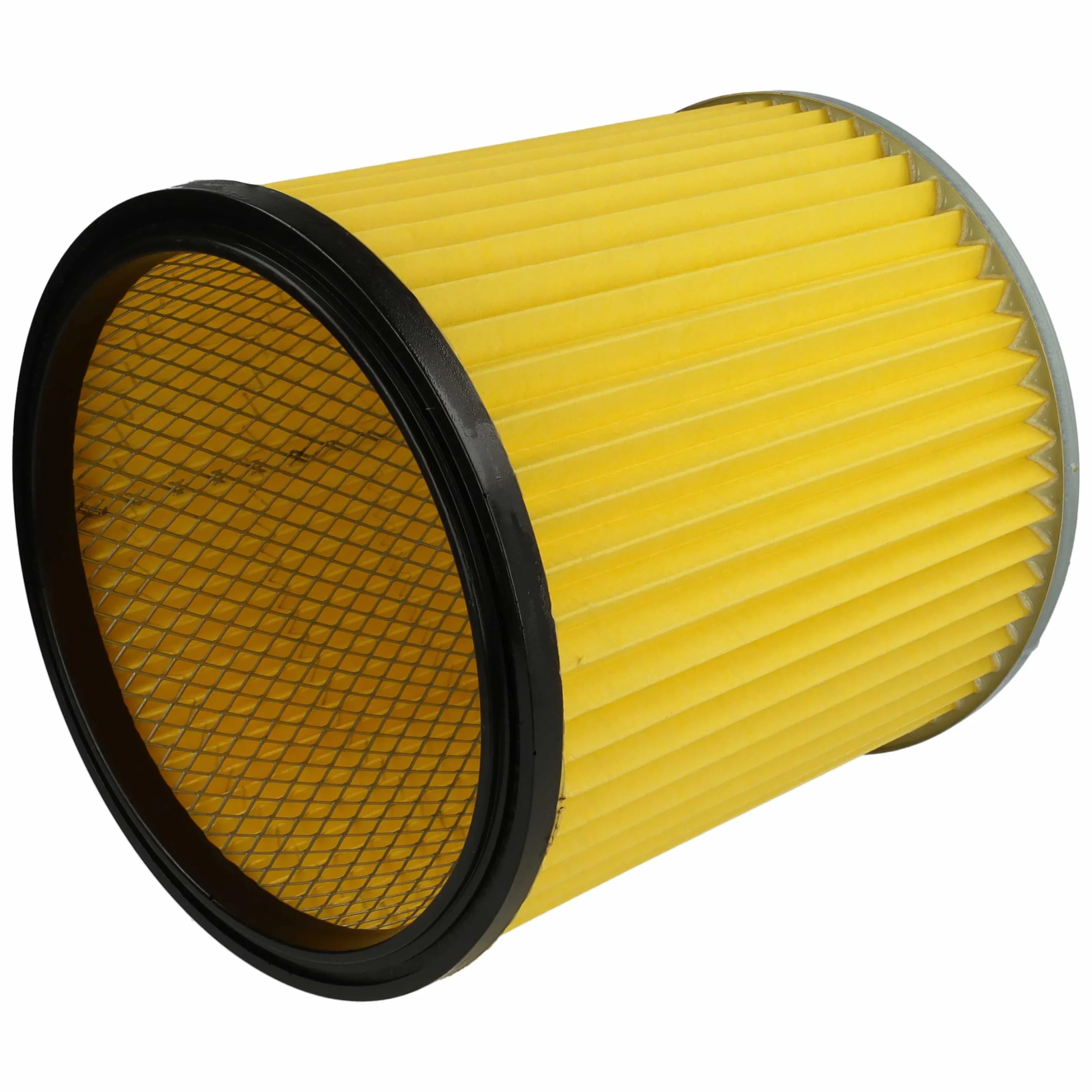 vhbw 4 x filtr składany kompatybilny z odkurzaczem Kärcher K 2901 PLUS (1.085-810.0), K 2901 S (1.085-812.0) - filtr nabojowy, żółty, zmywalny