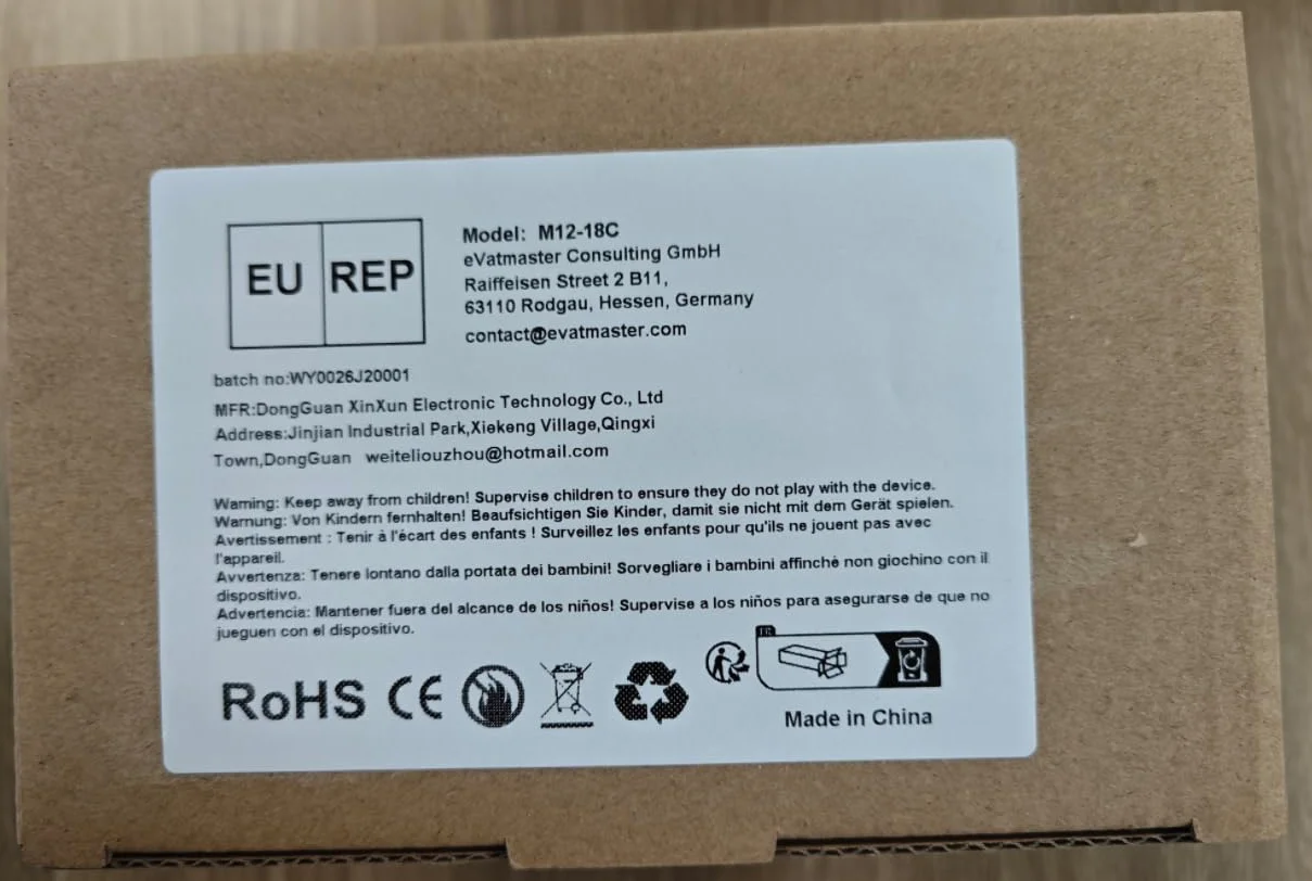 Powarobor M12-18C Multi-Voltage Ładowarka Szybkiego Ładowania 3A Kompatybilna z Milwaukee 12V-18V