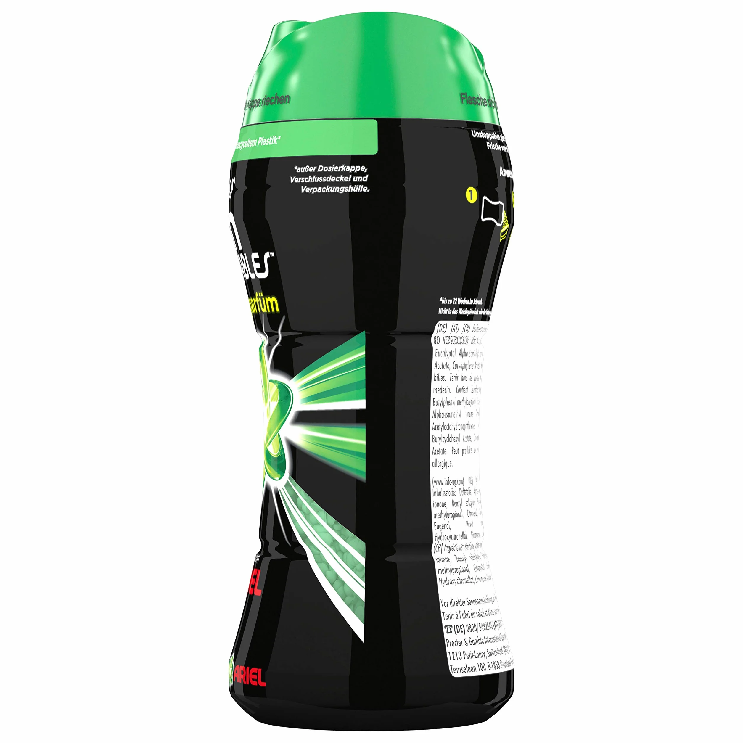 Lenor Unstoppables perfumy do prania Ariel o zapachu 210 g – długo utrzymująca się świeżość do wszystkich tekstyliów od prania do zakładania