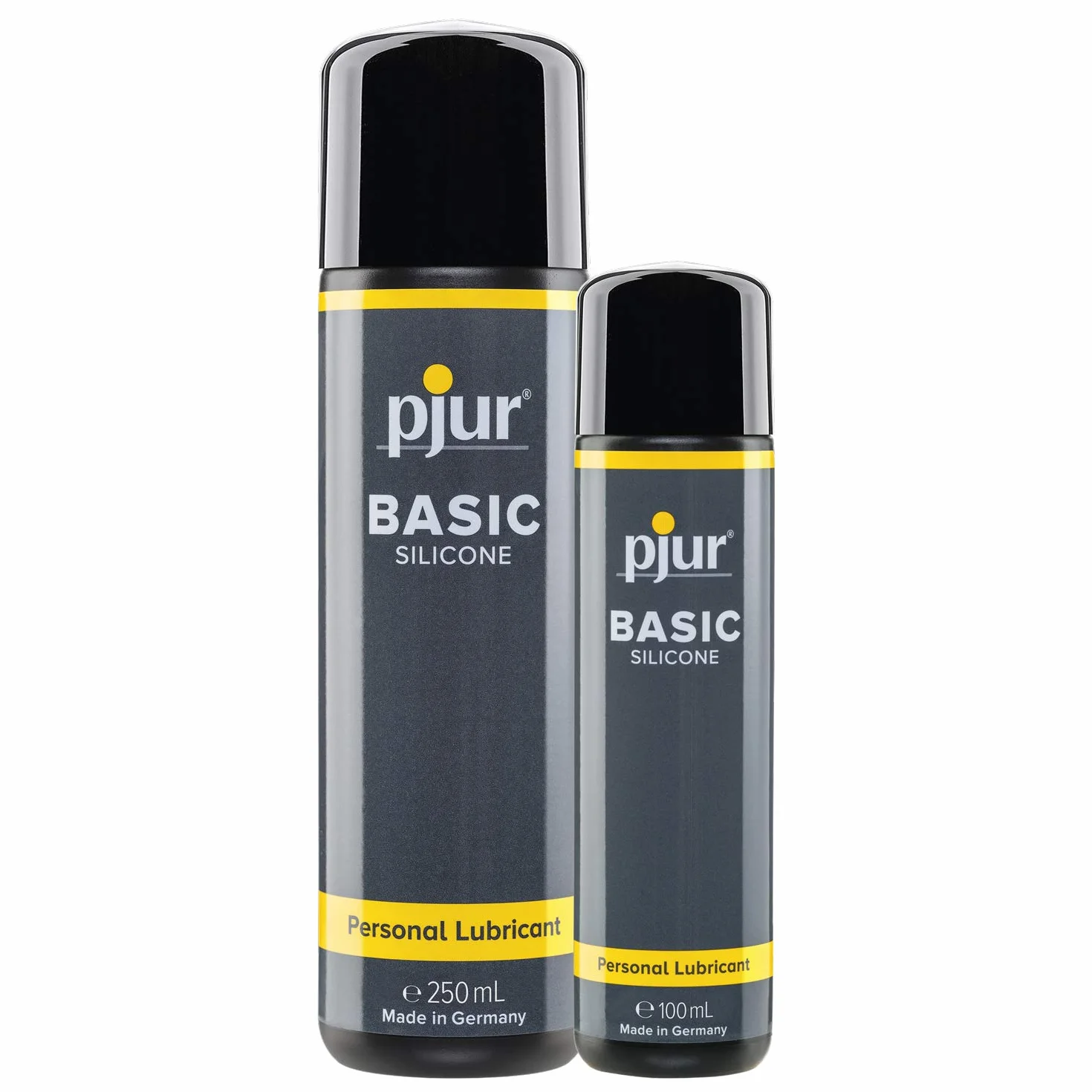 pjur BASIC Silicone- lubrykant silikonowy idealny dla początkujących - nadaje się do prezerwatyw i się nie klei - dla mężczyzn i kobiet (250ml)