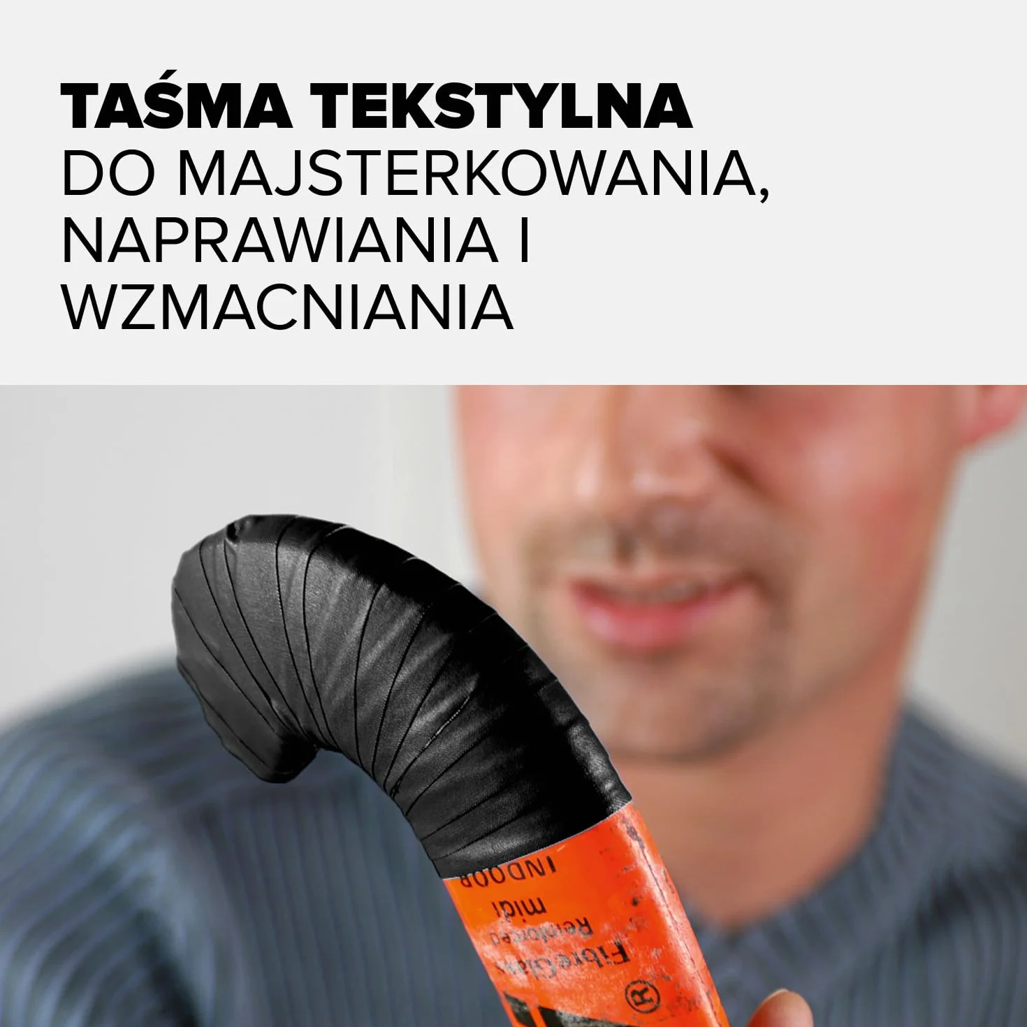Tesa extra Power Perfect tkaninowa taśma klejąca do majsterkowania – samoprzylepna taśma wzmacniana tkaniną – szeroka gama zastosowań – 2,75 m x 38 mm, czarna