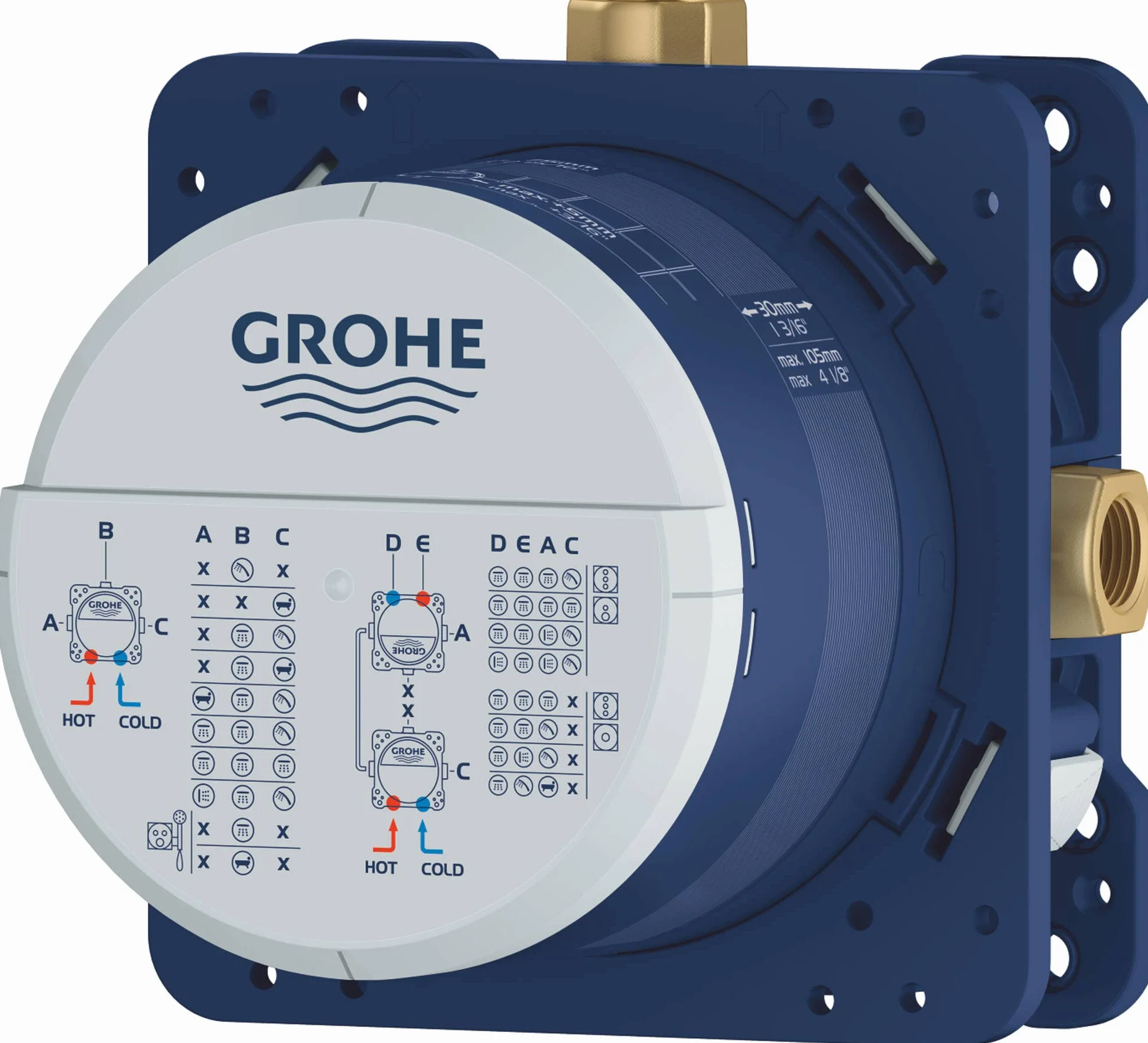 GROHE Rapido SmartBox Uniwersalny element podtynkowy 1/2