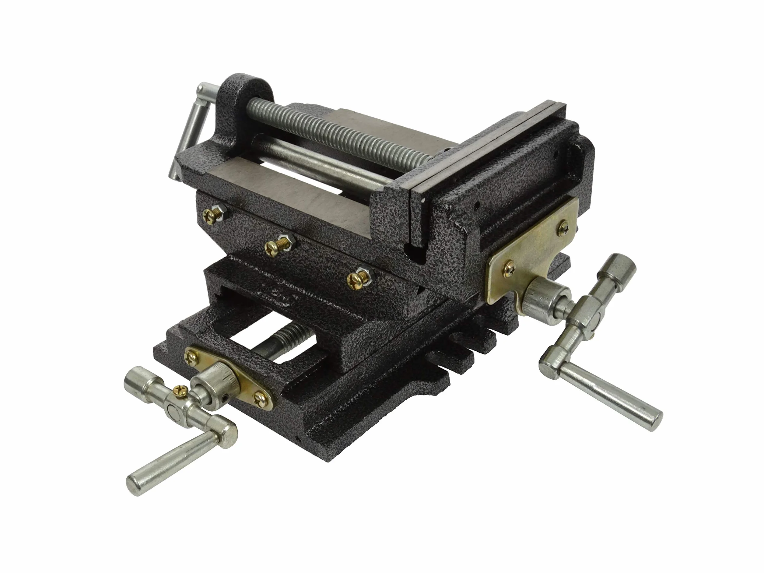 Imadło do wiertarki żeliwnej o dużej wytrzymałości - imadło krzyżowe 125 mm (5") - 12 kg