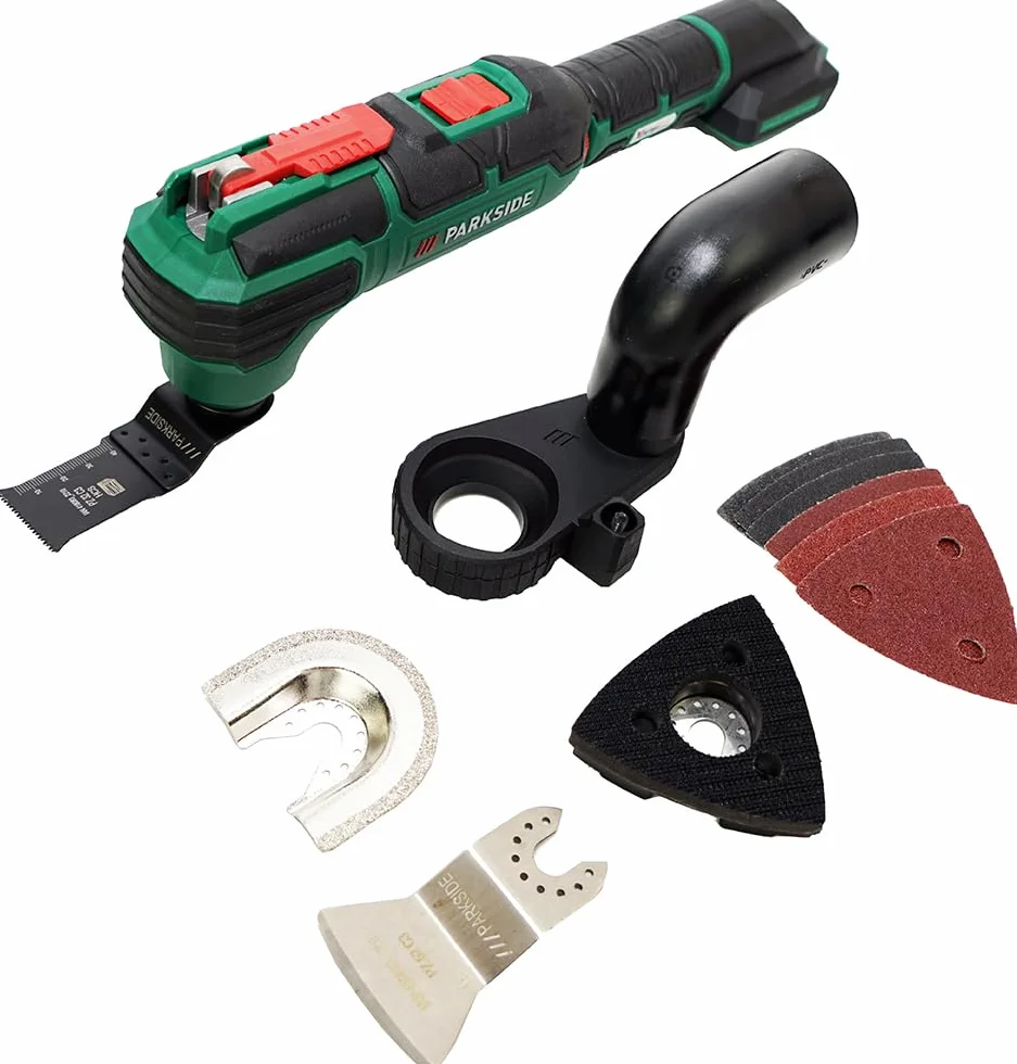 HEADNMORE® Bundle – PARKSIDE® akumulatorowe narzędzie wielofunkcyjne 20 V PAMFW 20 + breloczek do kluczy (w zestawie akumulator 1 x 4 Ah)