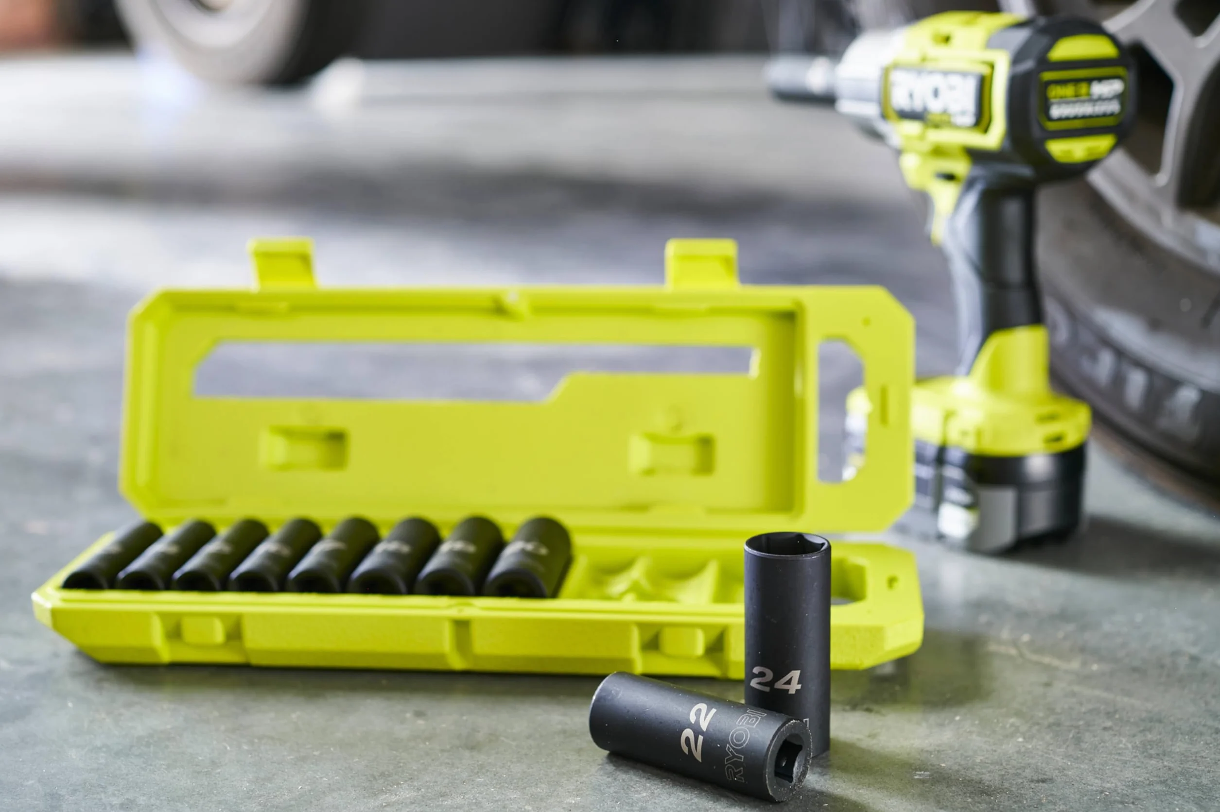 RYOBI Nasadki sześciokątne 1/2" 17 19 21 mm RHDIS10PC