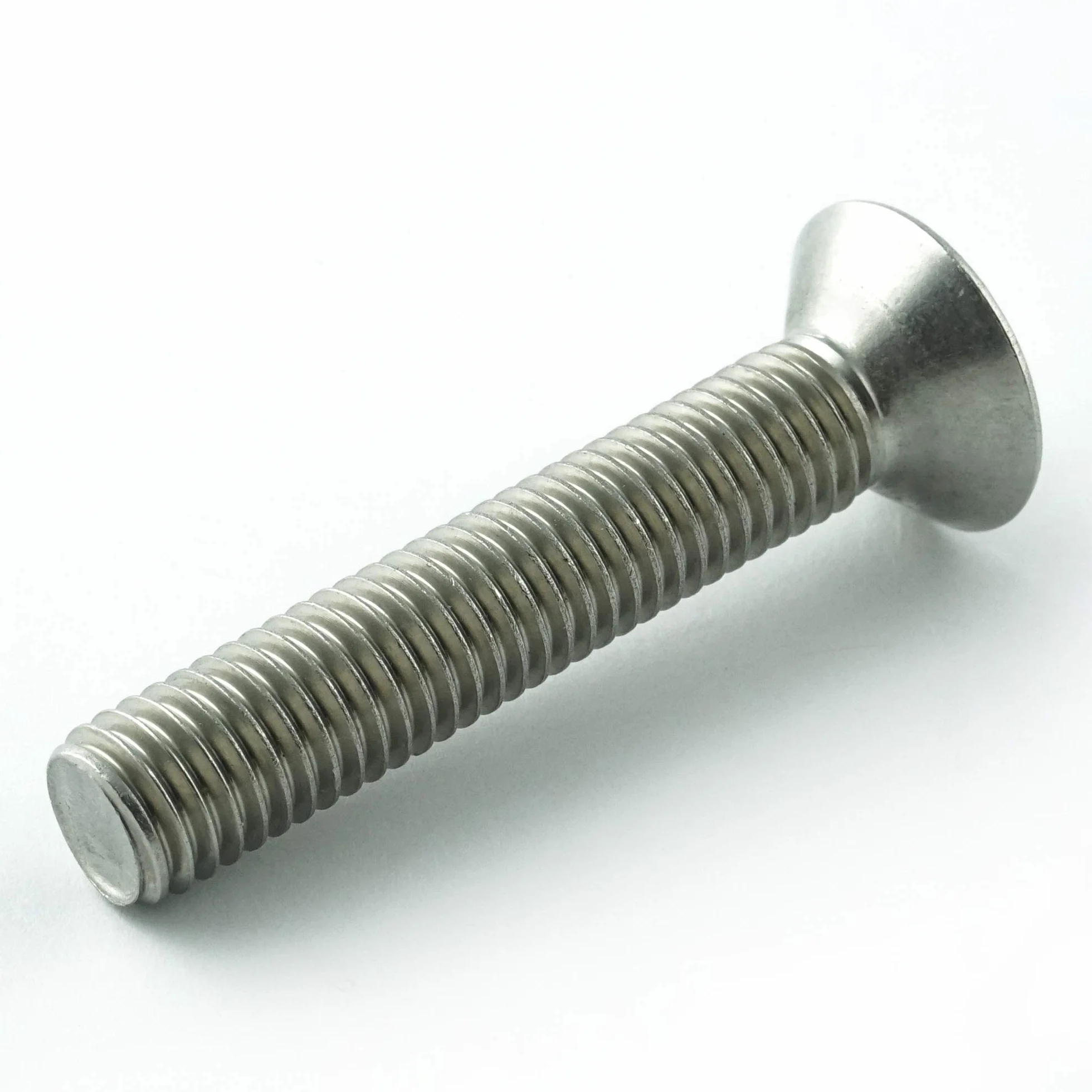 M4 x 20 mm śruby z łbem wpuszczanym z gniazdem sześciokątnym (10 sztuk) - DIN 7991 - ISO 10642 śruby z łbem wpuszczanym - śruby gwintowane - pełny gwint - stal szlachetna A2 V2A - nierdzewne