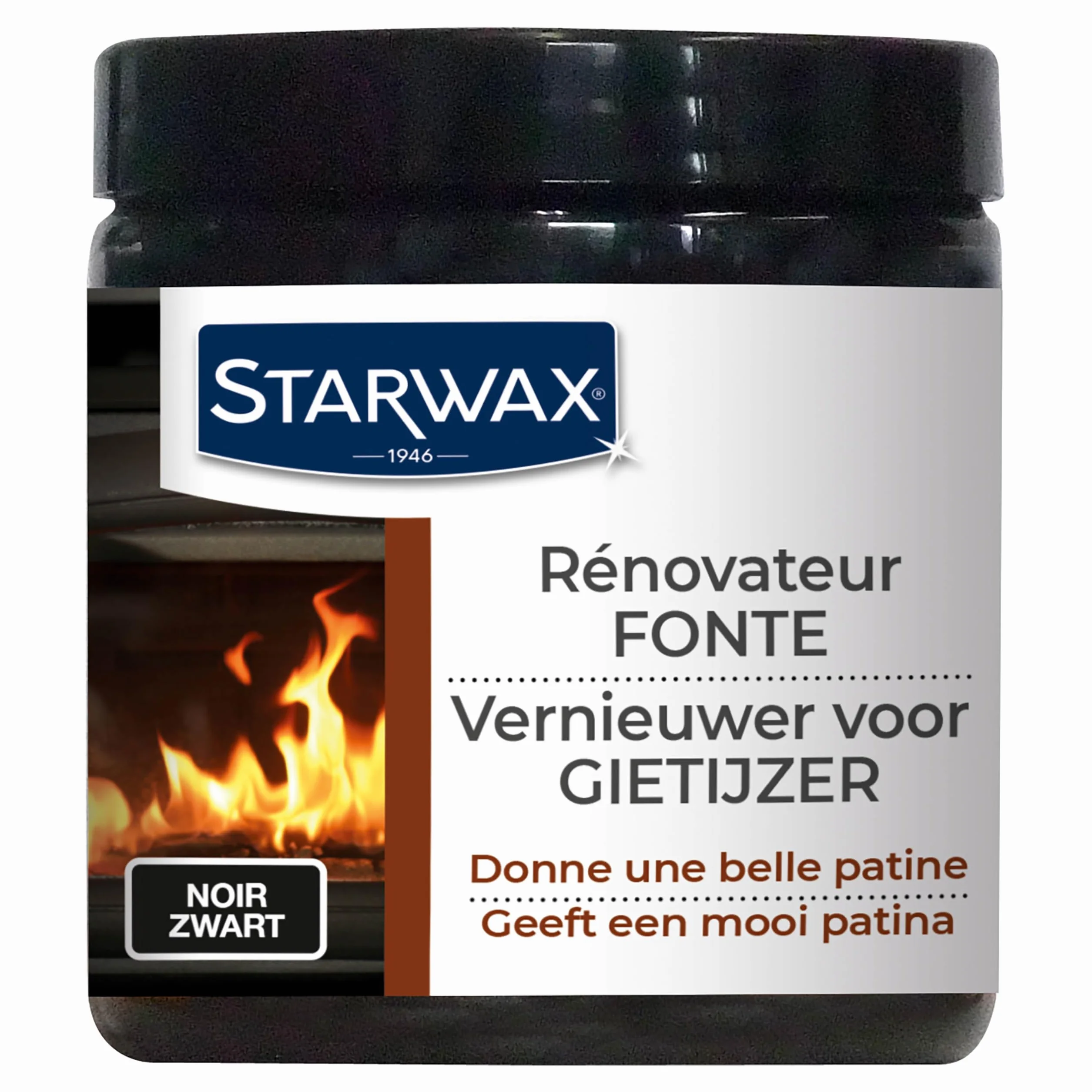 STARWAX Renowator żeliwny i stalowy do pieca, kominka i grilla - kolor czarny 200ml