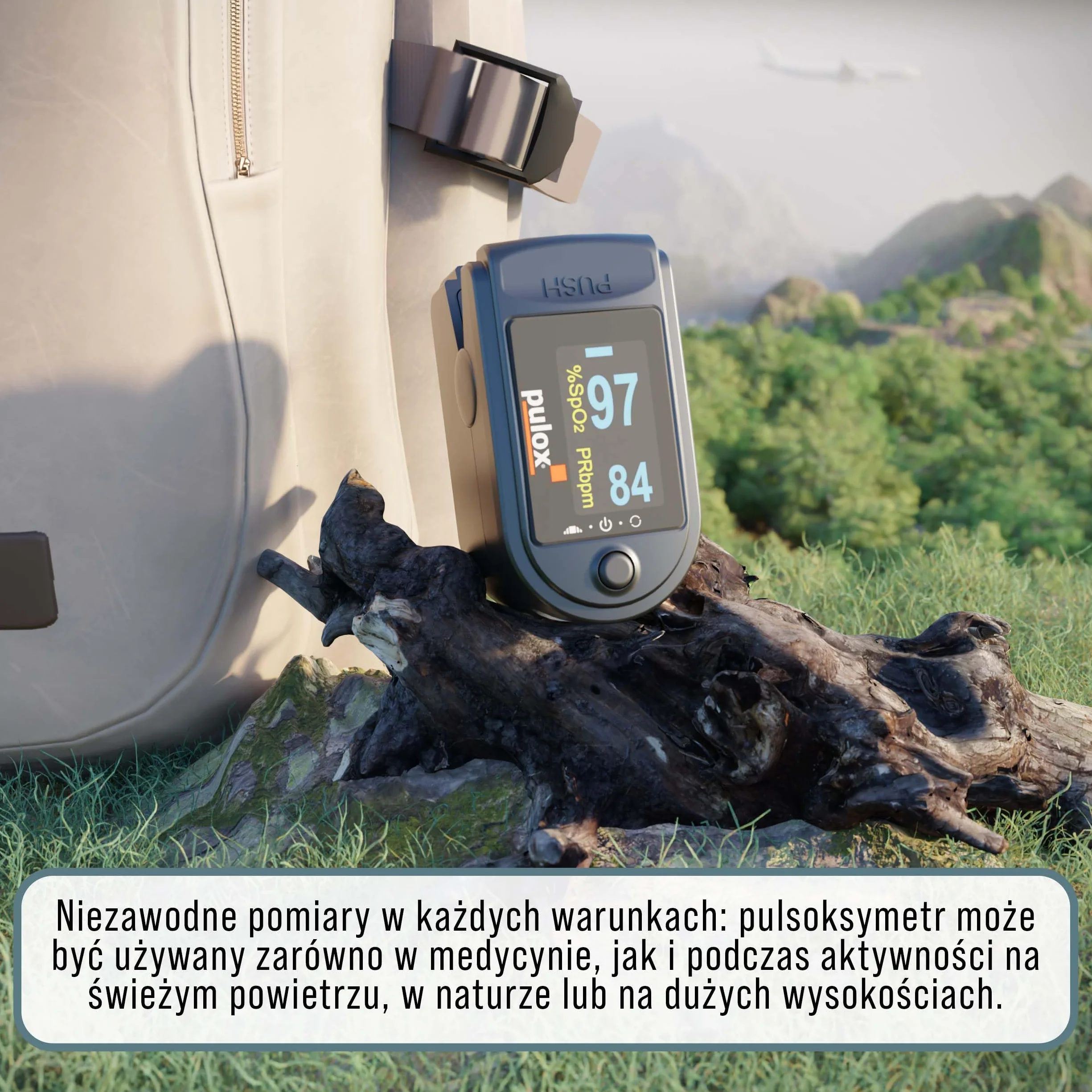 Pulsoksymetr PULOX PO-200 z wyświetlaczem OLED * Kolor: czarny * PZN:3314928