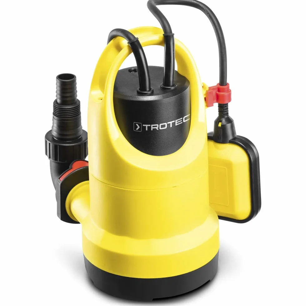TROTEC TWP 4006 E pompa zatapialna czysta woda o dużej mocy 400 W do pompowania do 7300 litrów na godzinę