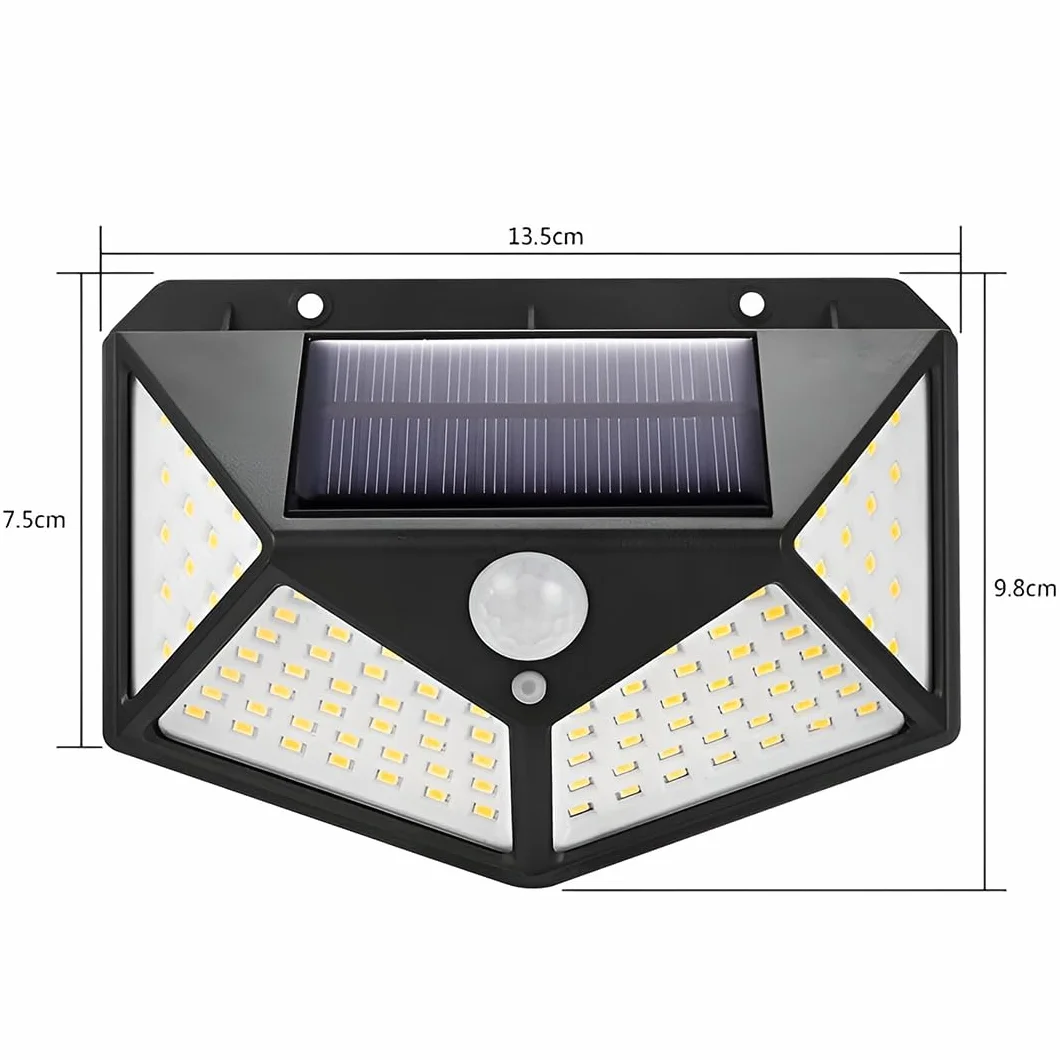 Lampa solarna ścienna LED BK-100