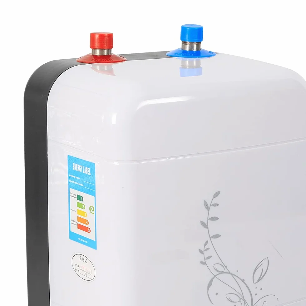Mały podgrzewacz wody, 8 l, odporny na ciśnienie, pod stół, ciepła woda, magazynowanie 30-75°C, oddzielna woda i zabezpieczenie przed prądem