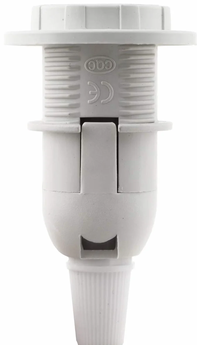 E14 oprawa lampy z kablem 3,4 m prze??cznik sznurkowy I wraz z pier?cieniem monta?owym Ø 40 mm do aba?uru papieru, lamp, gwiazd, lamp, bia?e