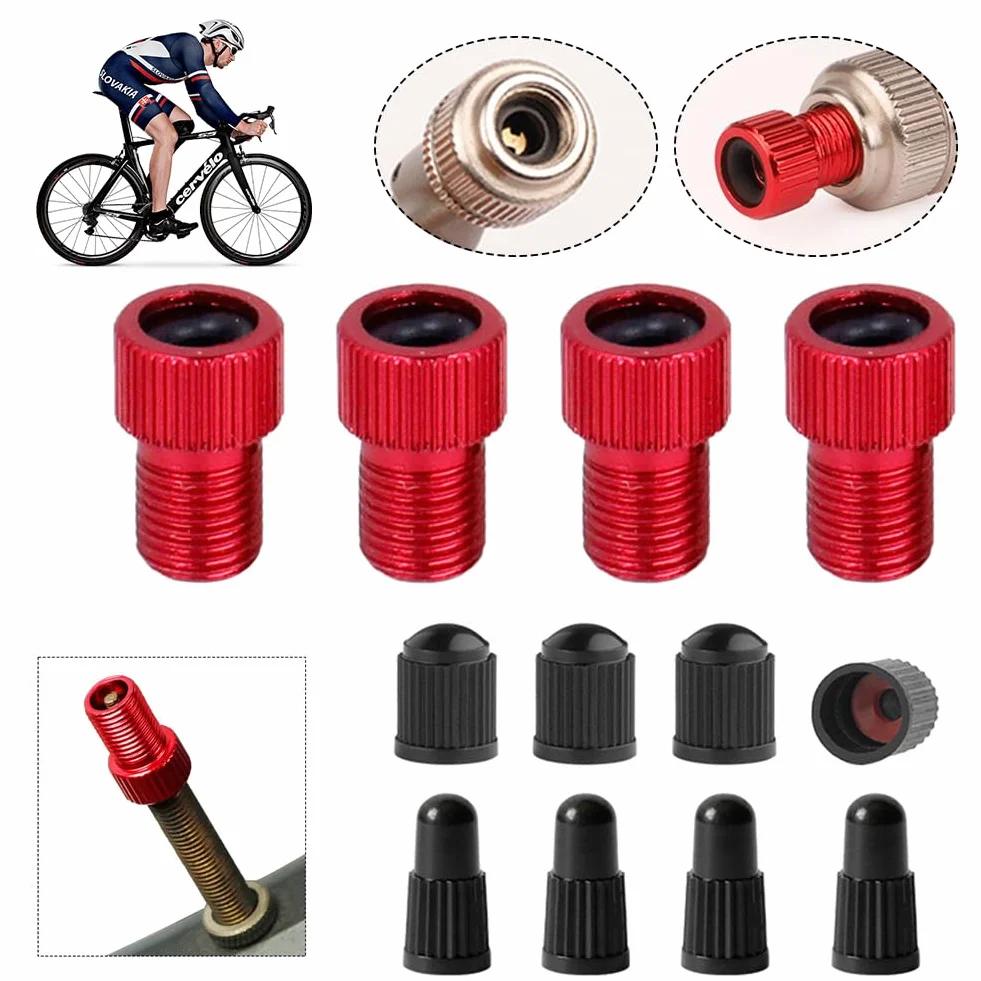 Adapter do zaworu ze stopu aluminium, konwertuj presta na schrader