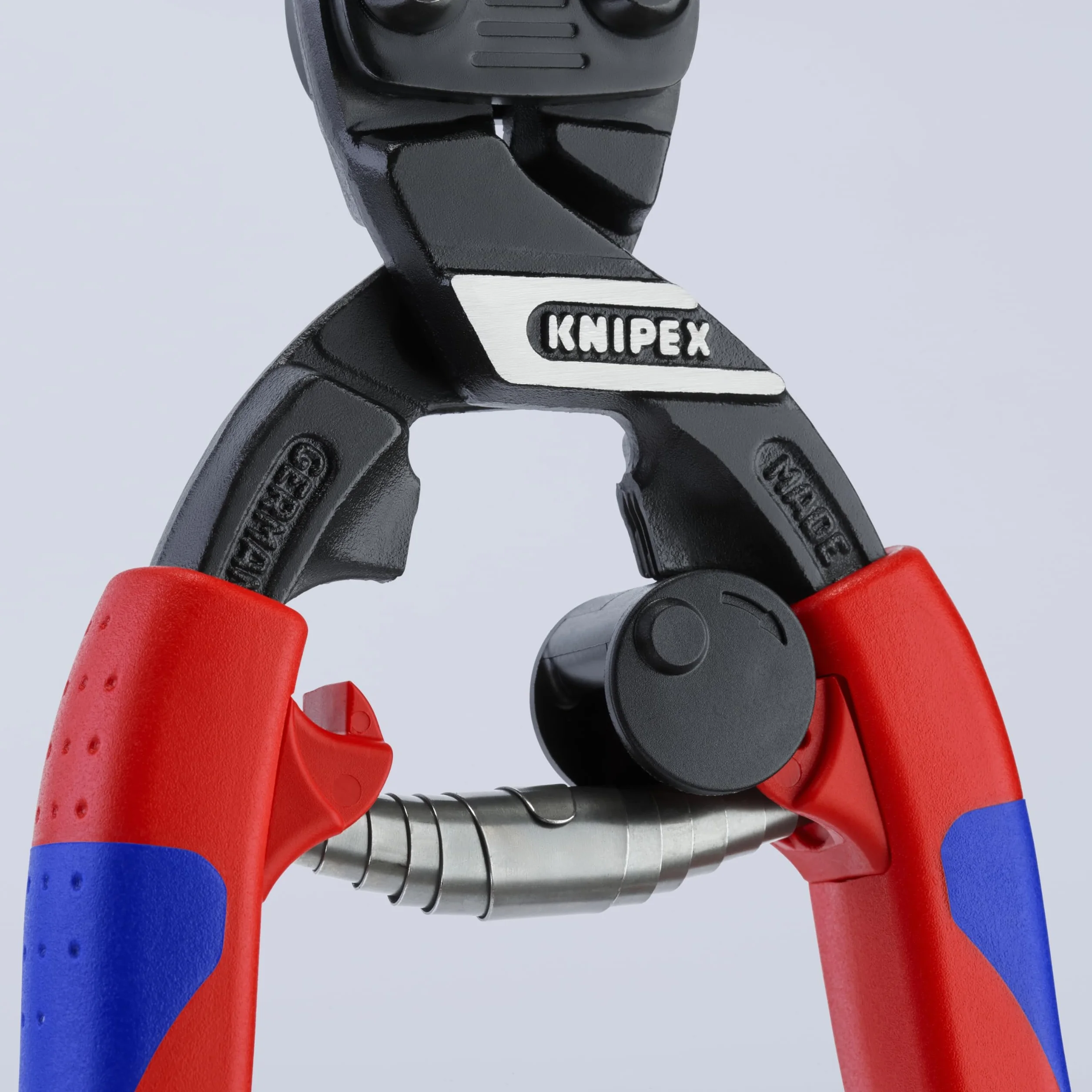KNIPEX CoBolt Kompaktowe szczypce tnące przegubowe z wąskimi, wielokomponentowymi nasadkami 200 mm, 71 12 200