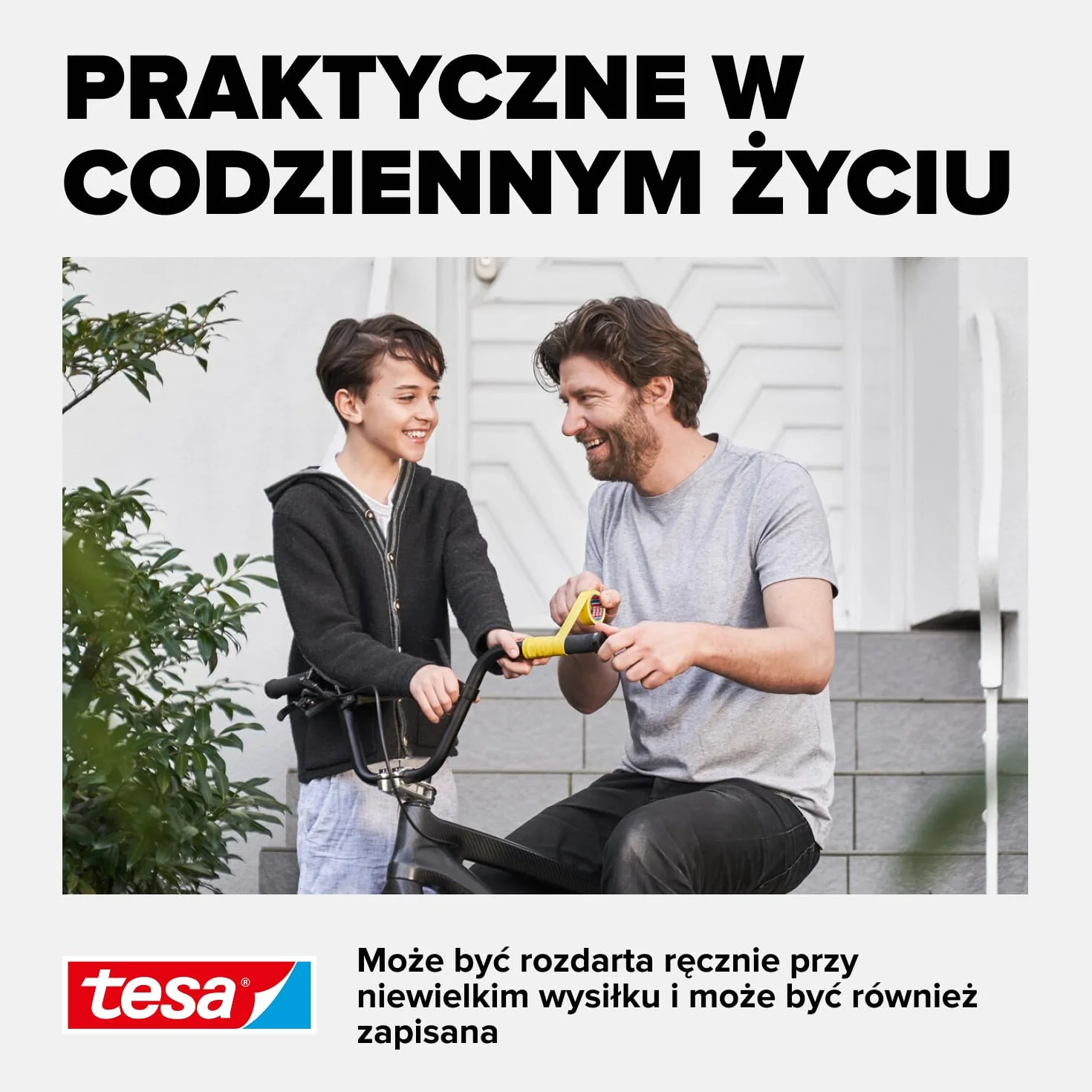 Tesa extra Power Perfect tkaninowa taśma klejąca do majsterkowania – samoprzylepna taśma wzmacniana tkaniną – szeroka gama zastosowań – 2,75 m x 38 mm, czarna