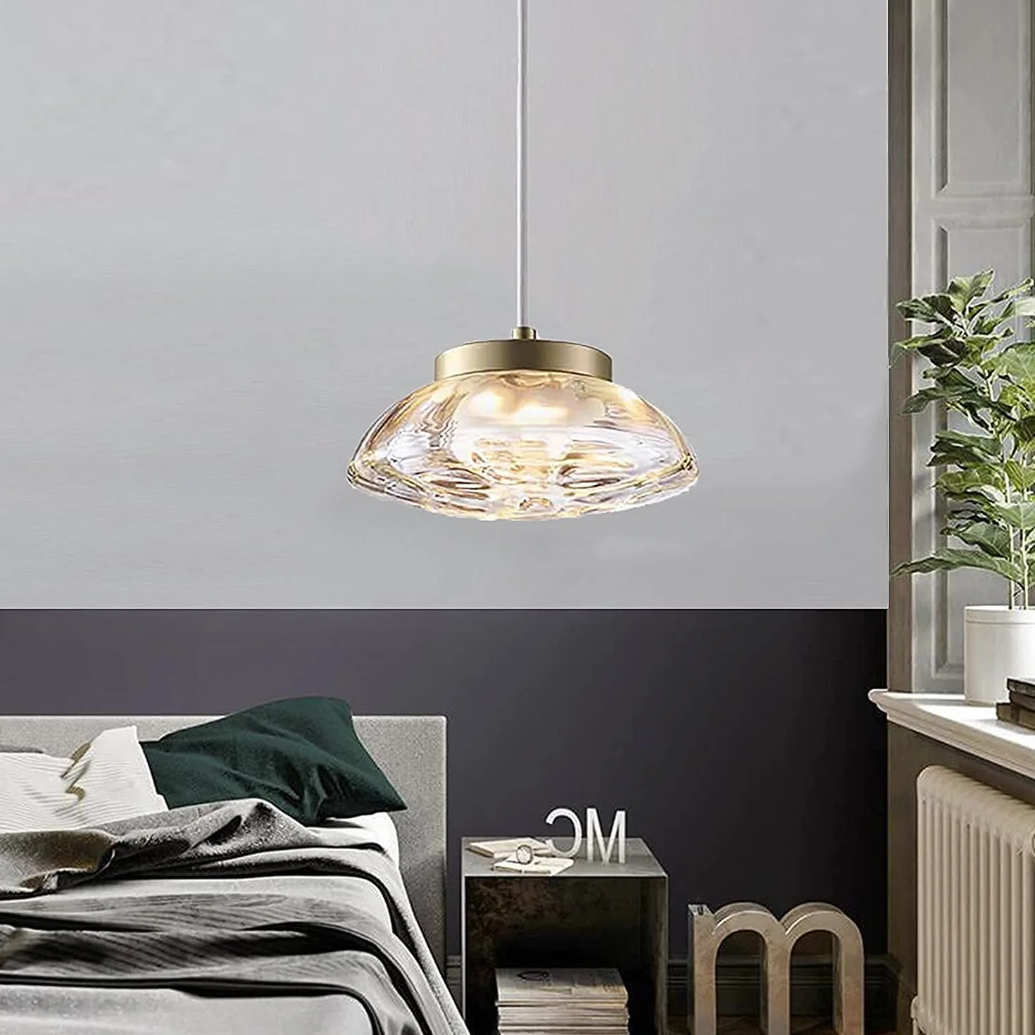Nowoczesne kryształowe żyrandole kuchenne kreatywne oświetlenie LED salon jadalnia vintage rustykalne okrągłe lampy sufitowe, złoty, 20 x 150 cm