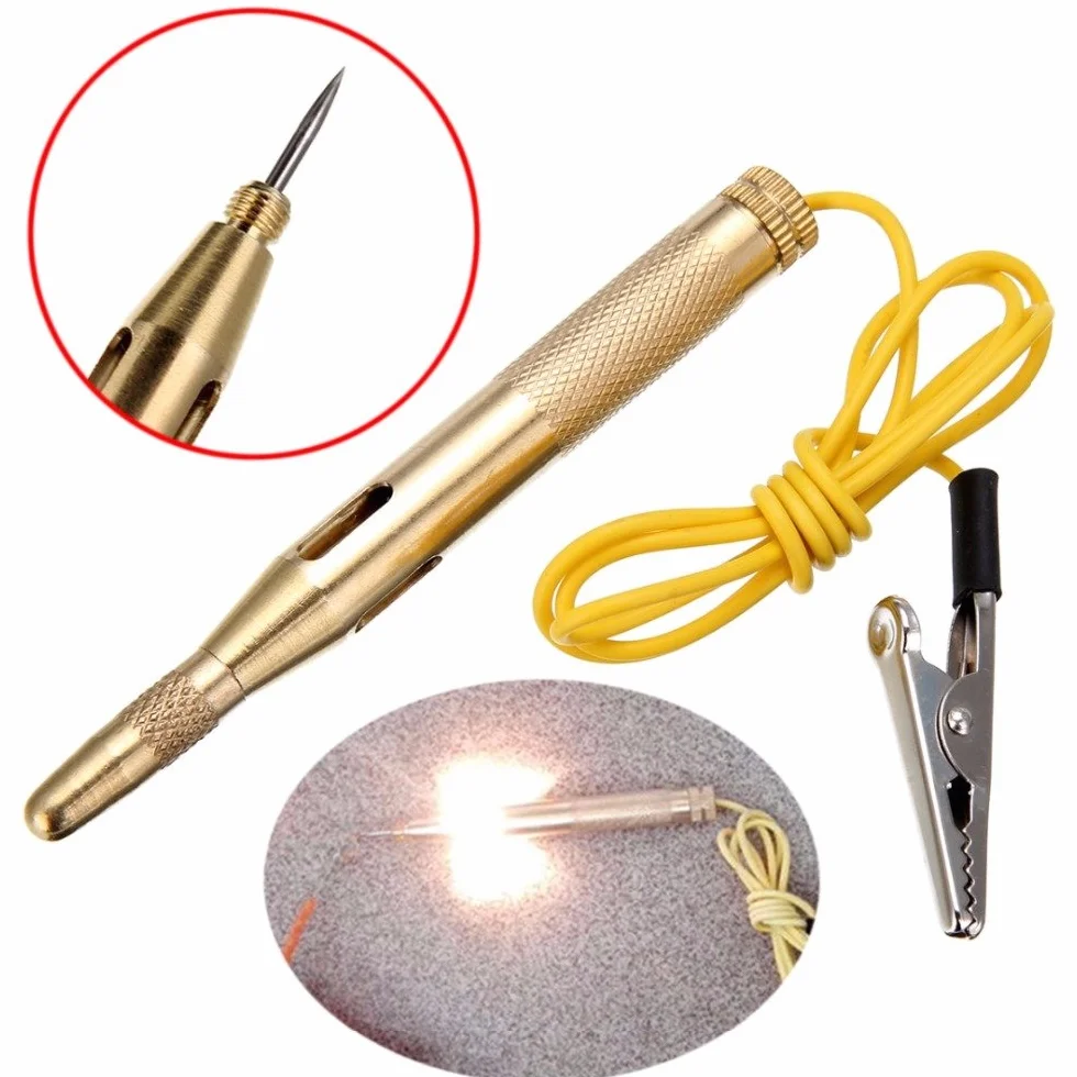 Samochodowy tester napięcia Pen Tool Auto Truck DC 6 V/12 V/24 V światło testowe obwód elektryczny