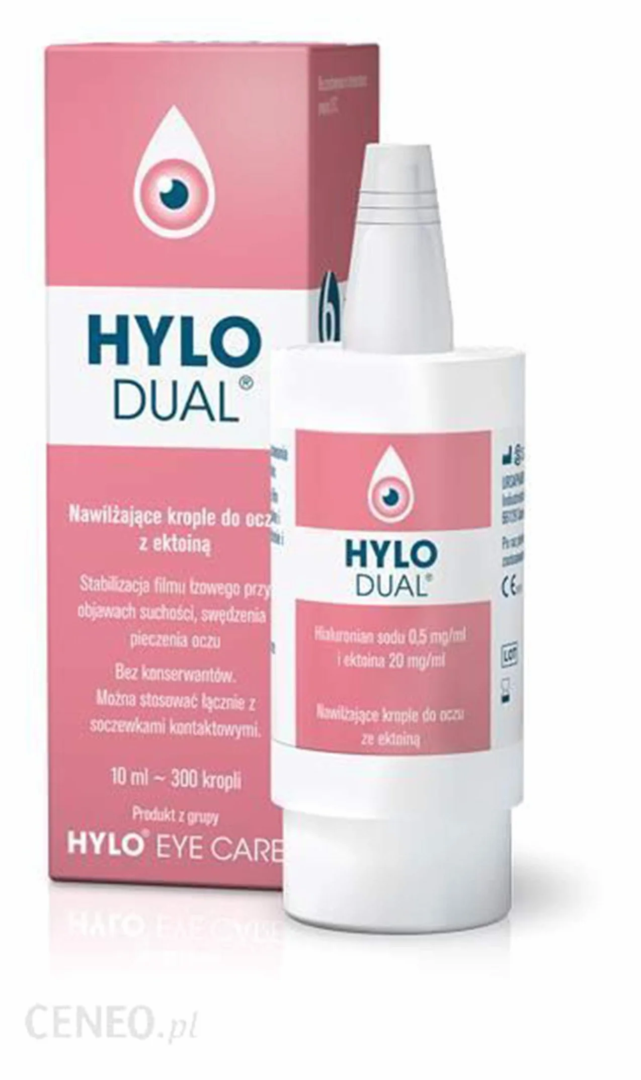Hylo-DUAL z ektoiną krople nawilżające 10ml