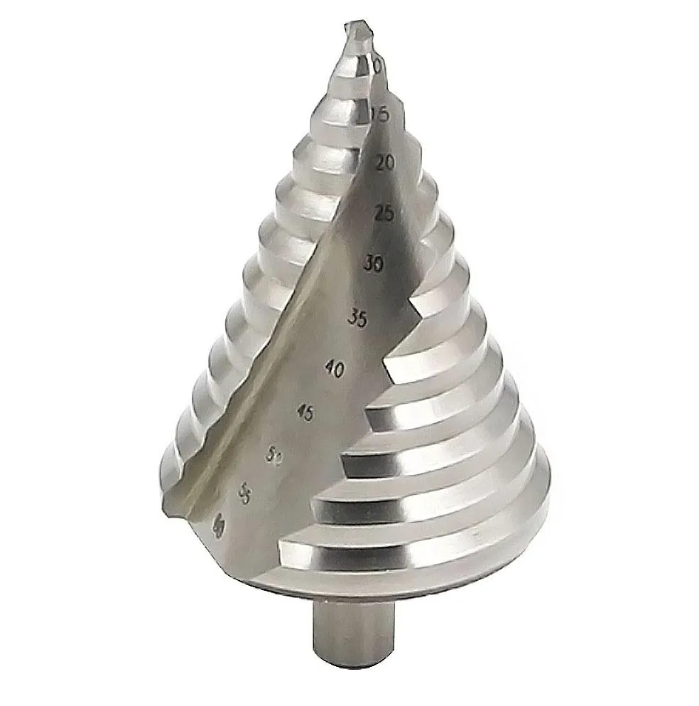 Duży HSS zestaw wierteł stożkowych spiralnych 6-60 mm 12°, cobaltowy stożek, narzędzie do wiercenia otworów, powiększona, blacha metalowa, obróbka drewna, trójkątny uchwyt, DC18