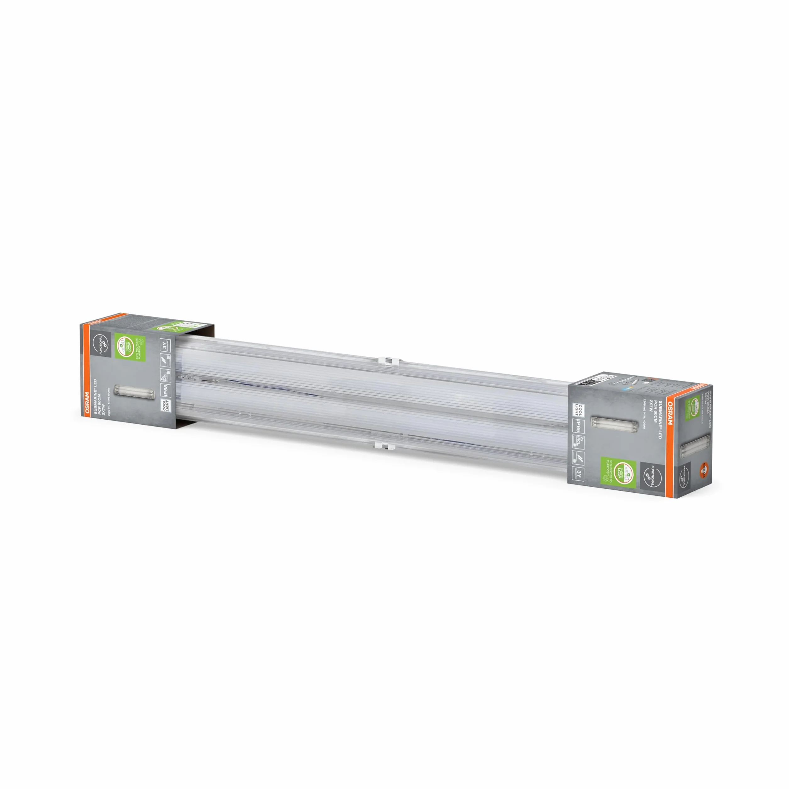 OSRAM SUBMARINE NATURE LOOP lampa LED odporna na wilgoć 14W 1600lm chłodna biel pyłoszczelna 40000h czujnik światła czujnik ruchu