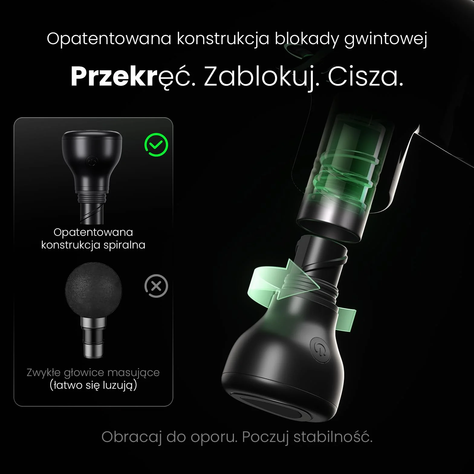 Bob and Brad M7 Plus mini pistolet do masażu z funkcją podgrzewania, 9 mm amplituda, cichy i przenośny Massage Gun, USB-C, do relaksu mięśni i regeneracji, prezent