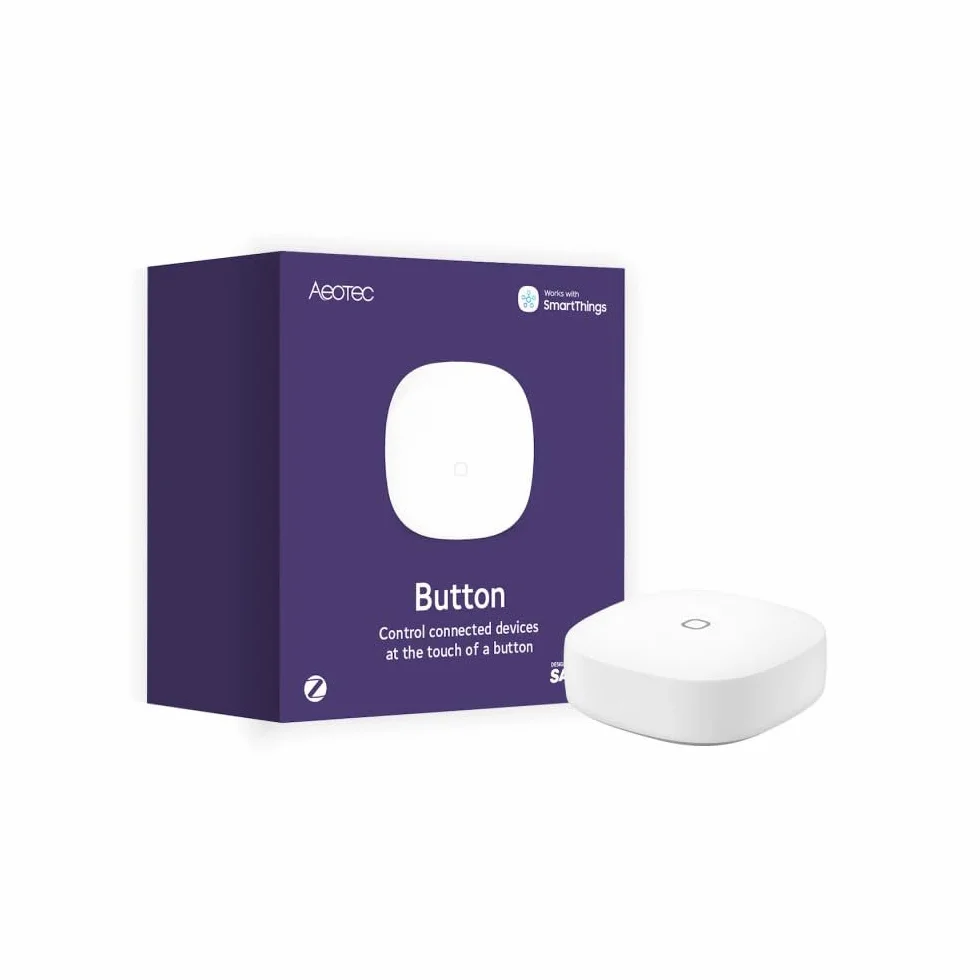 Przycisk SmartThings Aeotec – przełącznik światła Zigbee, ściemniacz i pilot zdalnego sterowania konfigurowalne sceny