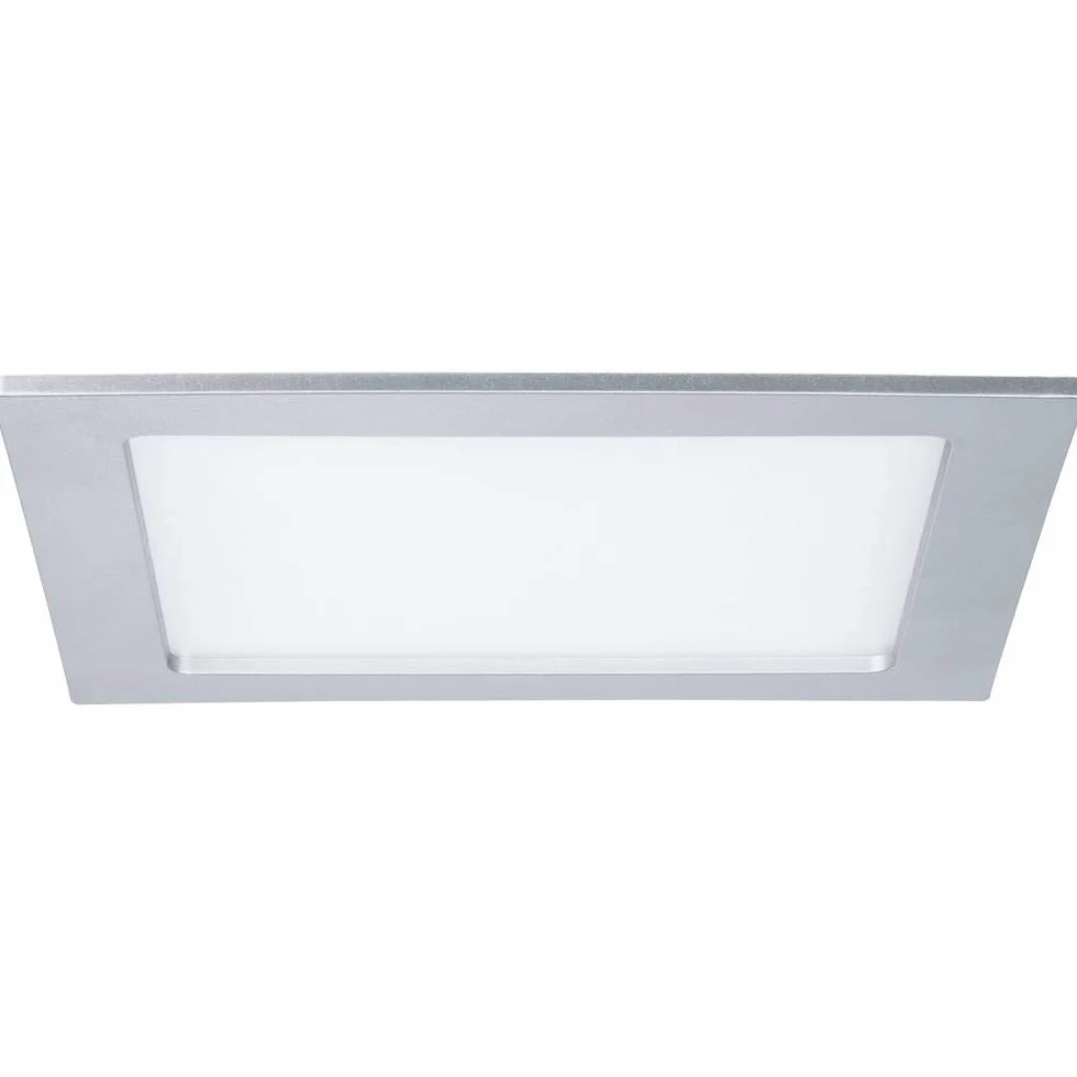 Paulmann 92078 Quality EBL Set Panel czworok. LED 1x18W 4000 K 230V 220x220mm chrom matowy 92078 LED Spot refl. wpuszcz. opr. do wbud.