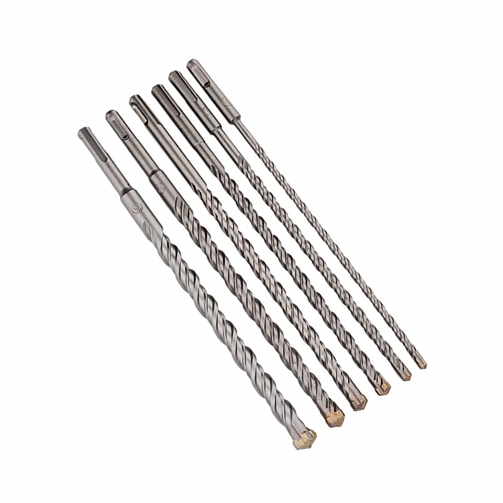 Zestaw wiertła obrotowego SDS Plus， Wiertło udarowe do betonu SDS Plus 6-25 mm 260 mm z węglika wolframu, cegła krzyżowa | 22mm