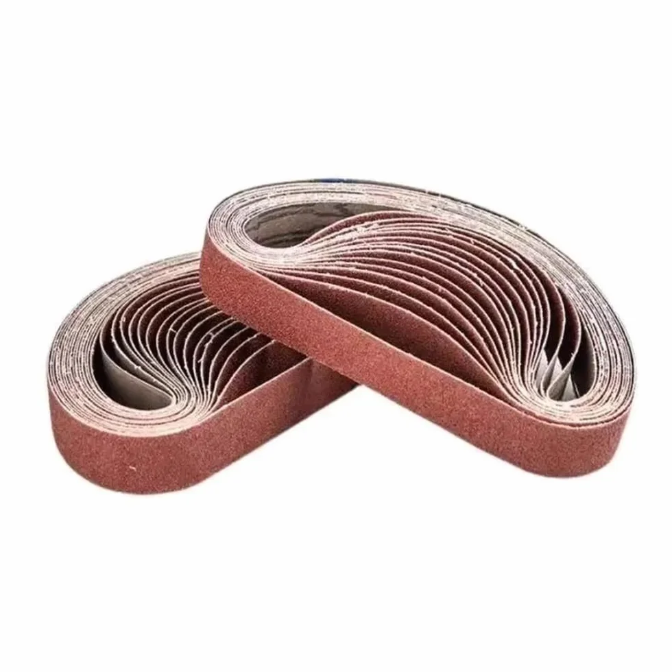 Paski szlifierskie, 10 szt. brązowych pasów ściernych do szlifierek taśmowych metalu, 762 * 25 mm, ziarnistość 320/80/120/800(60)