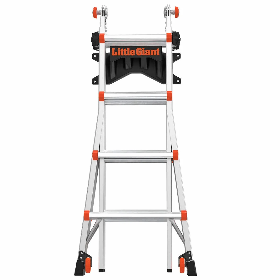 Little Giant Ladder Systems 15097 Stojak do przechowywania drabiny, czarny/pomarańczowy