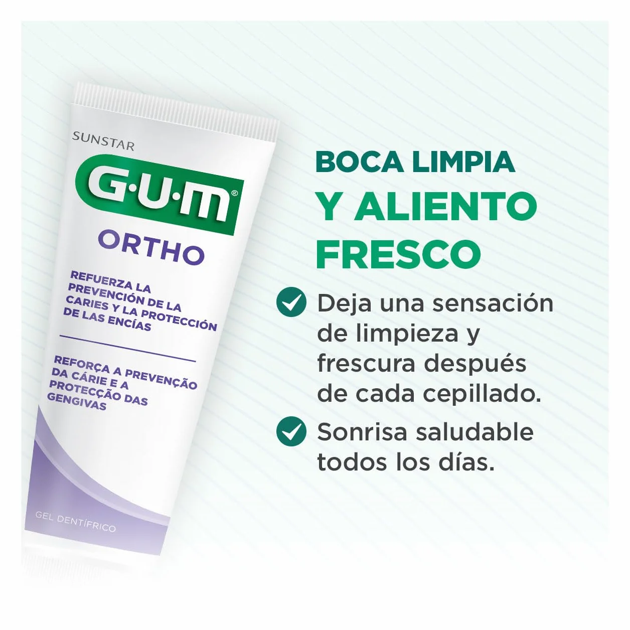 Gum ortho dentyfrico 75 ml