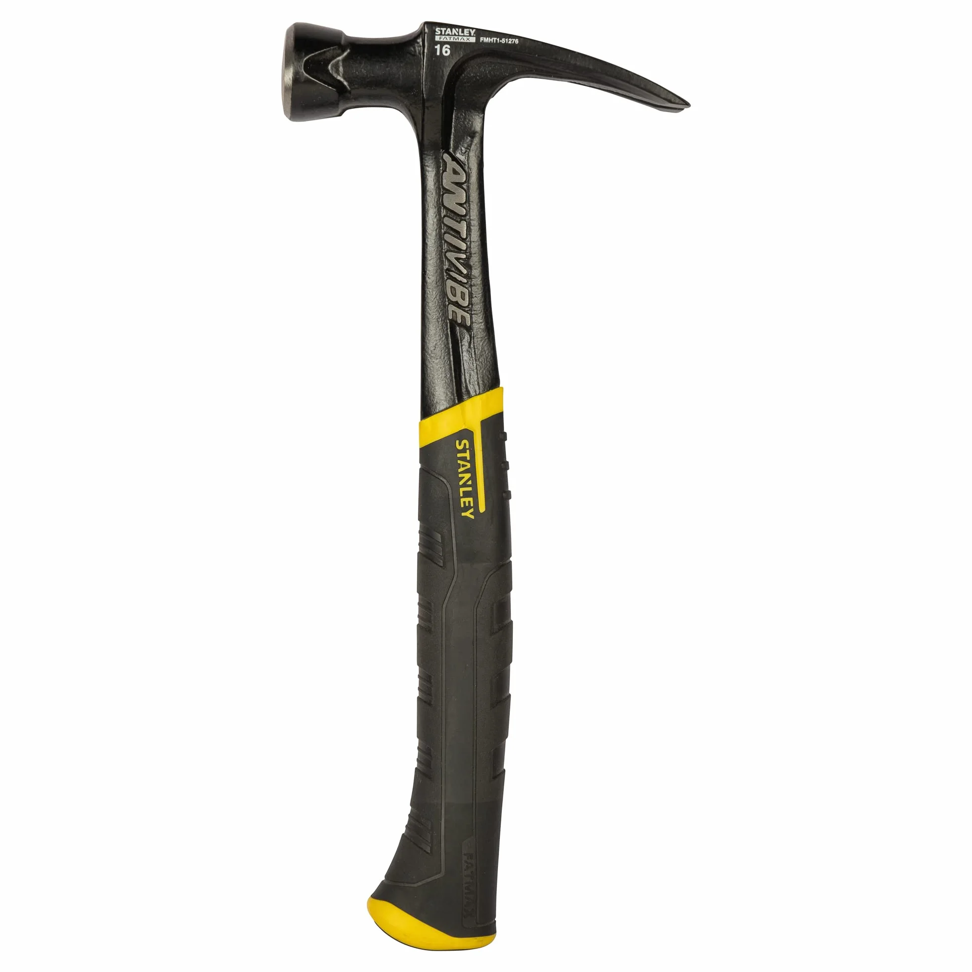 Stanley Antivibe All Steel Rip Młotek 450 g Czarny Żółty