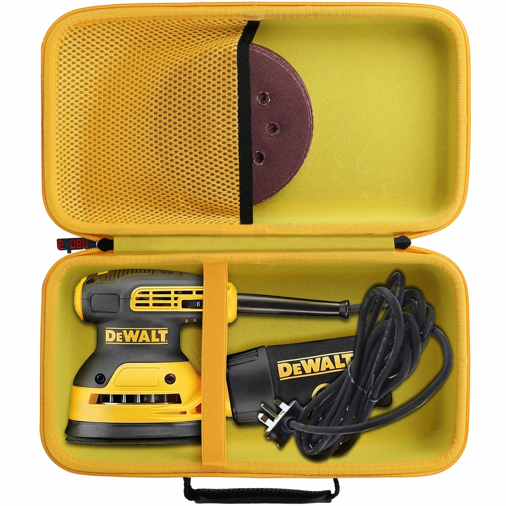 Khanka Twarde etui do szlifierki oscylacyjnej DeWalt DEWDWE6423 / DCW210NX / DCW210B (tylko etui), Czarny, Klasyczny